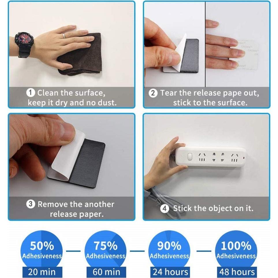 Cinta de espuma de doble cara Avando 60 piezas adhesivas