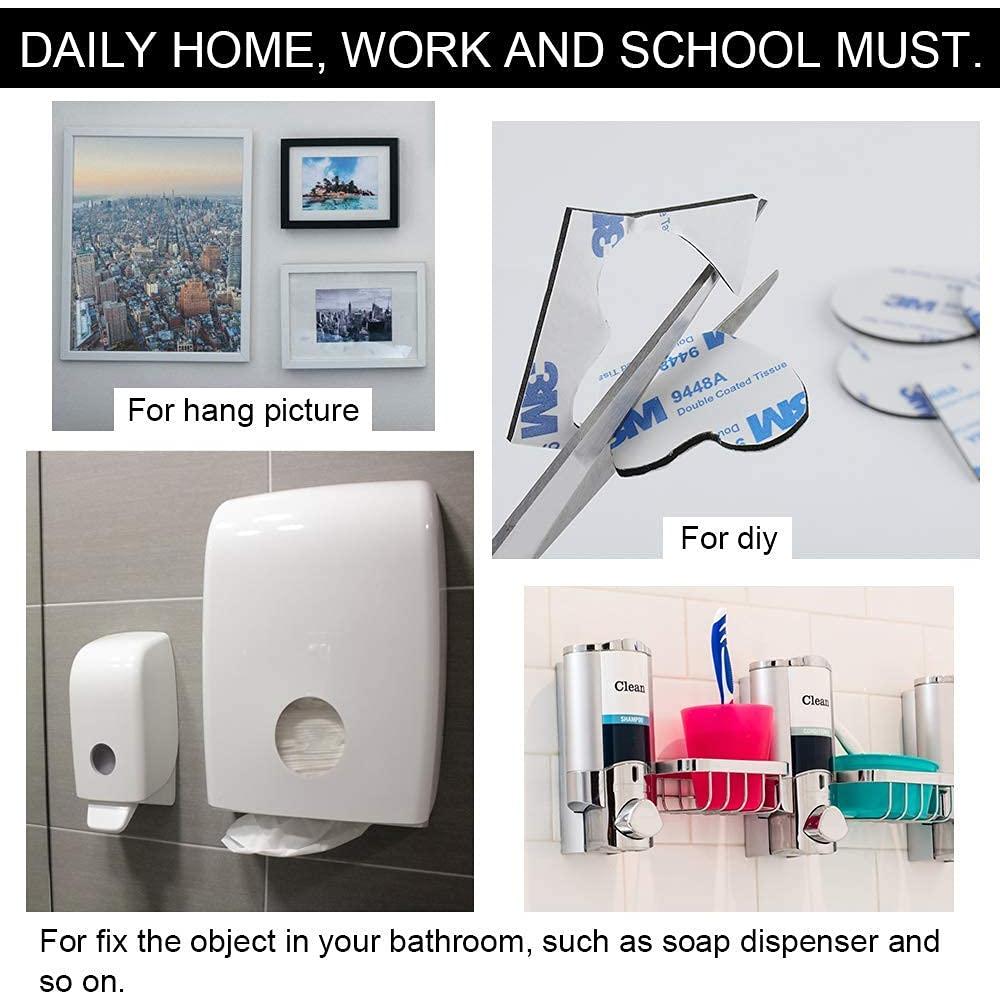 Cinta de espuma de doble cara Avando 60 piezas adhesivas