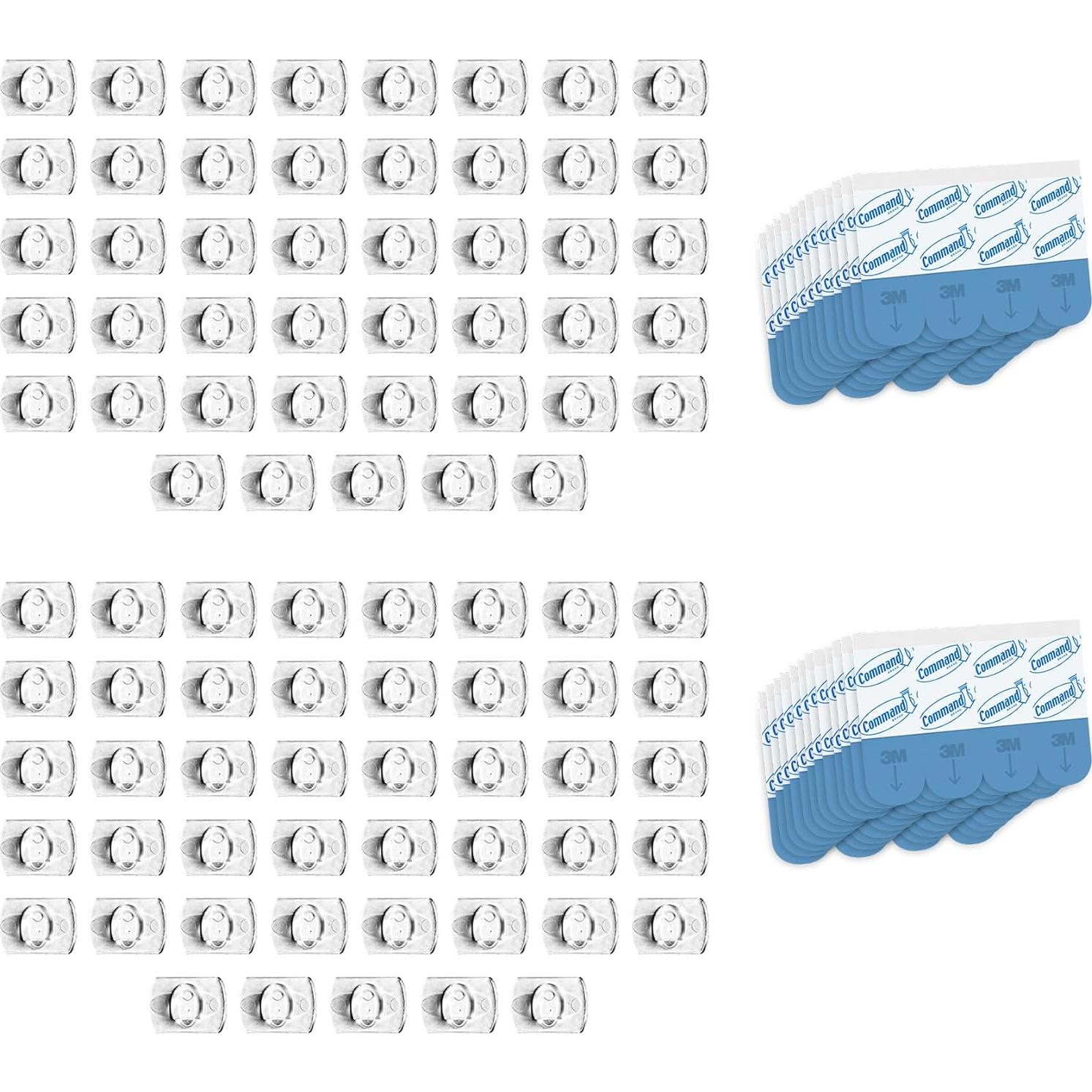 Clips de Luz Mini Command 90 Unidades para Decoración Interior