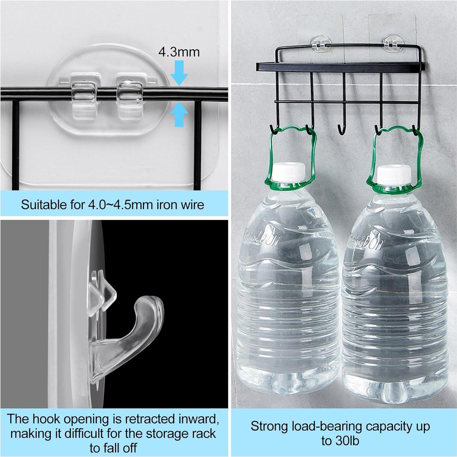 Caddy de Ducha Adhesivo Vivinin 15 Pack, Resistente al Moho