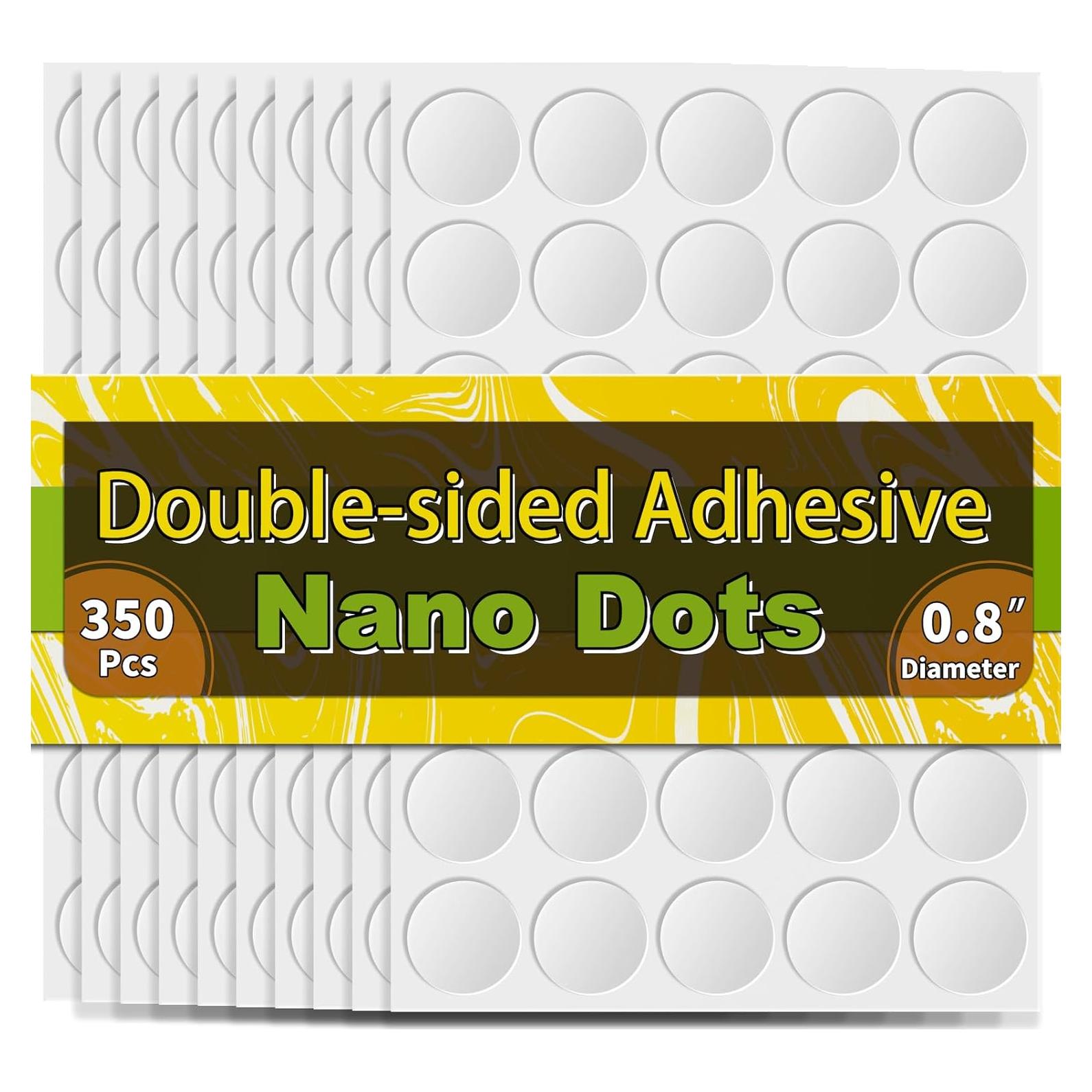 Puntos Adhesivos Doble Cara Piteno 350 Pcs 20mm Transparentes