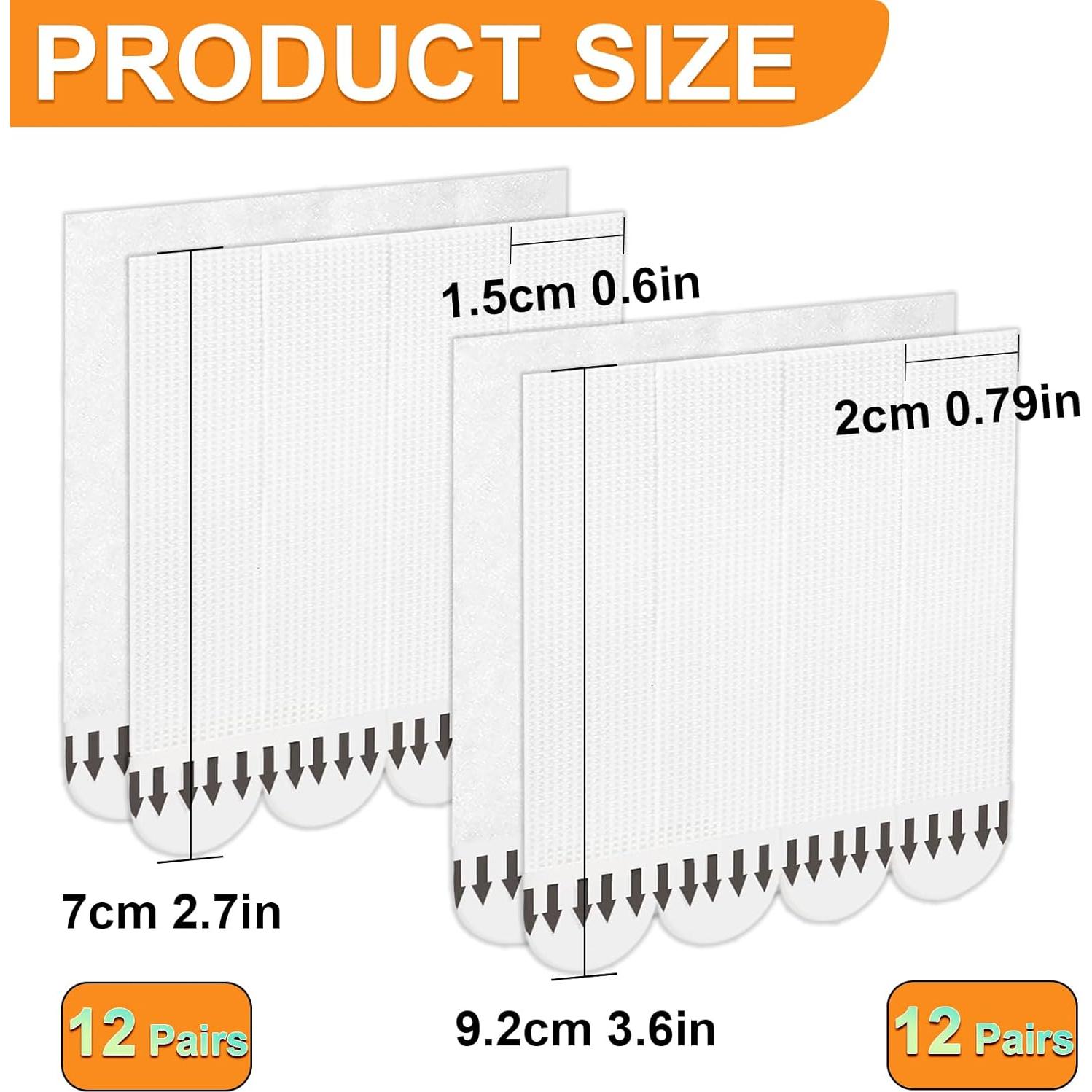 Tiras Adhesivas para Colgar Cuadros Qoqooice 24 Pares 4.54 kg