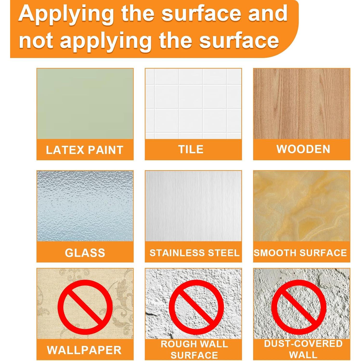 Tiras Adhesivas para Colgar Cuadros Qoqooice 24 Pares 4.54 kg