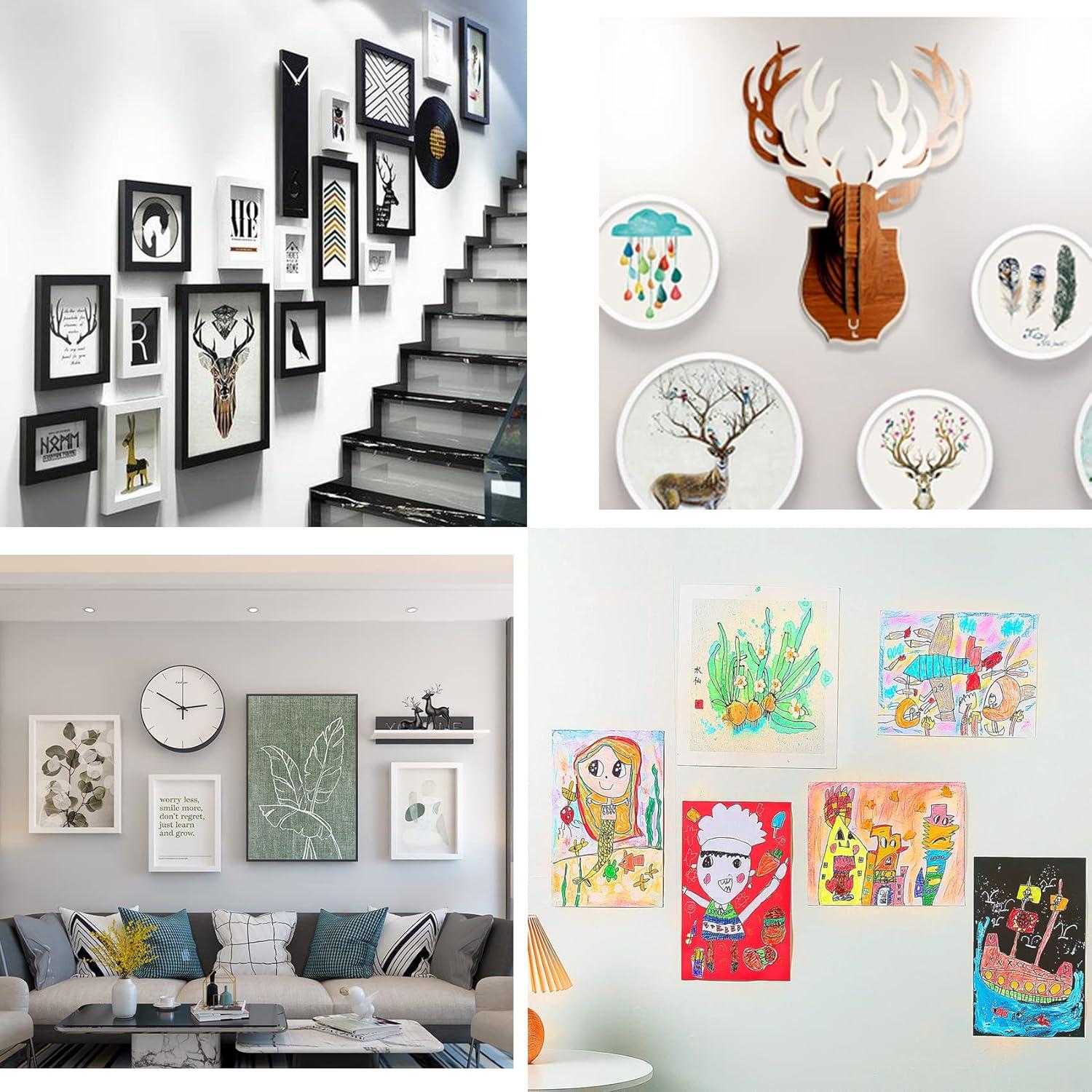 Tiras para Colgar Imágenes Startopfield 48 Pares Alta Resistencia