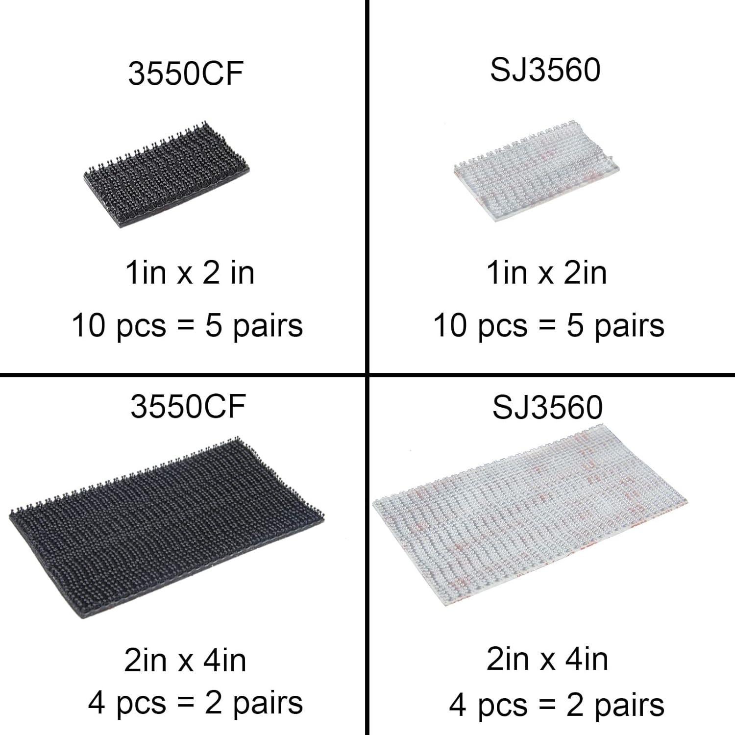 Cinta Doble Cierre Reutilizable P7yaumy SJ3560 10pcs 2.54x5.08cm