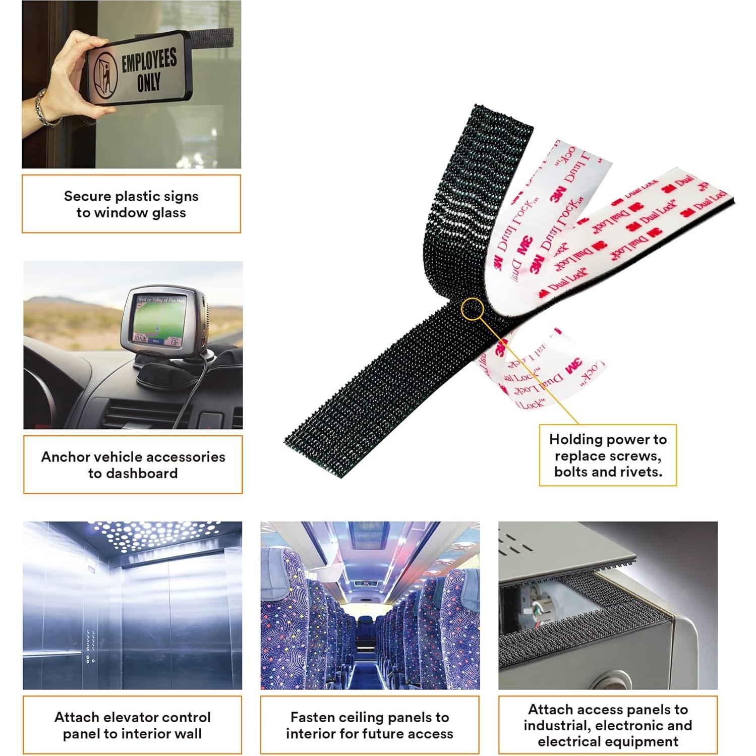 Cinta Doble Cierre Reutilizable P7yaumy SJ3560 10pcs 2.54x5.08cm