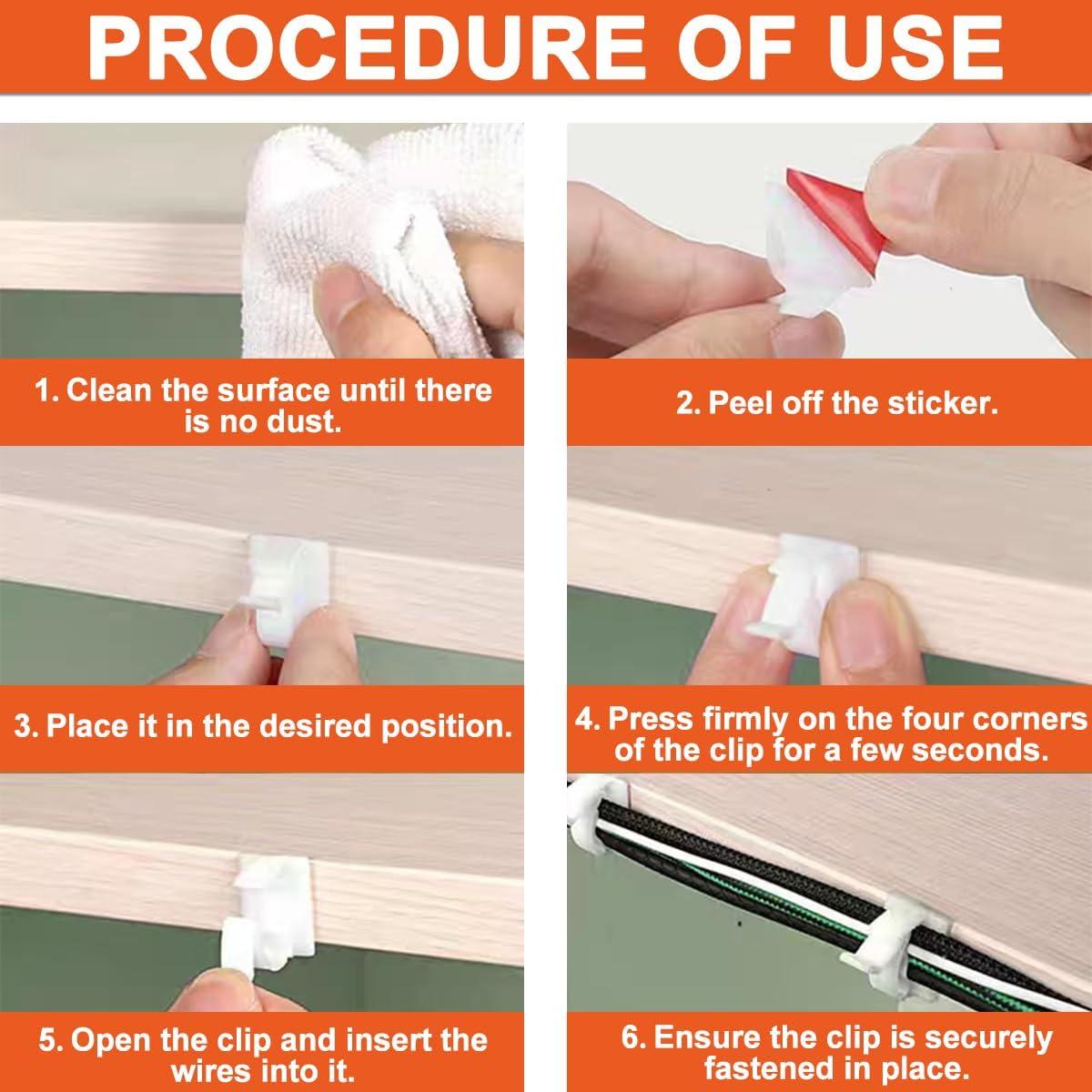 Ganchos de Comando Tendiren 30PCS para Luces de Cuerda