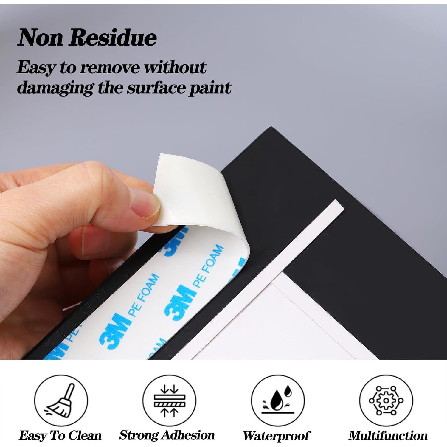 Cinta Doble Cara HUTIXI 5cm x 3m Alta Resistencia Impermeable