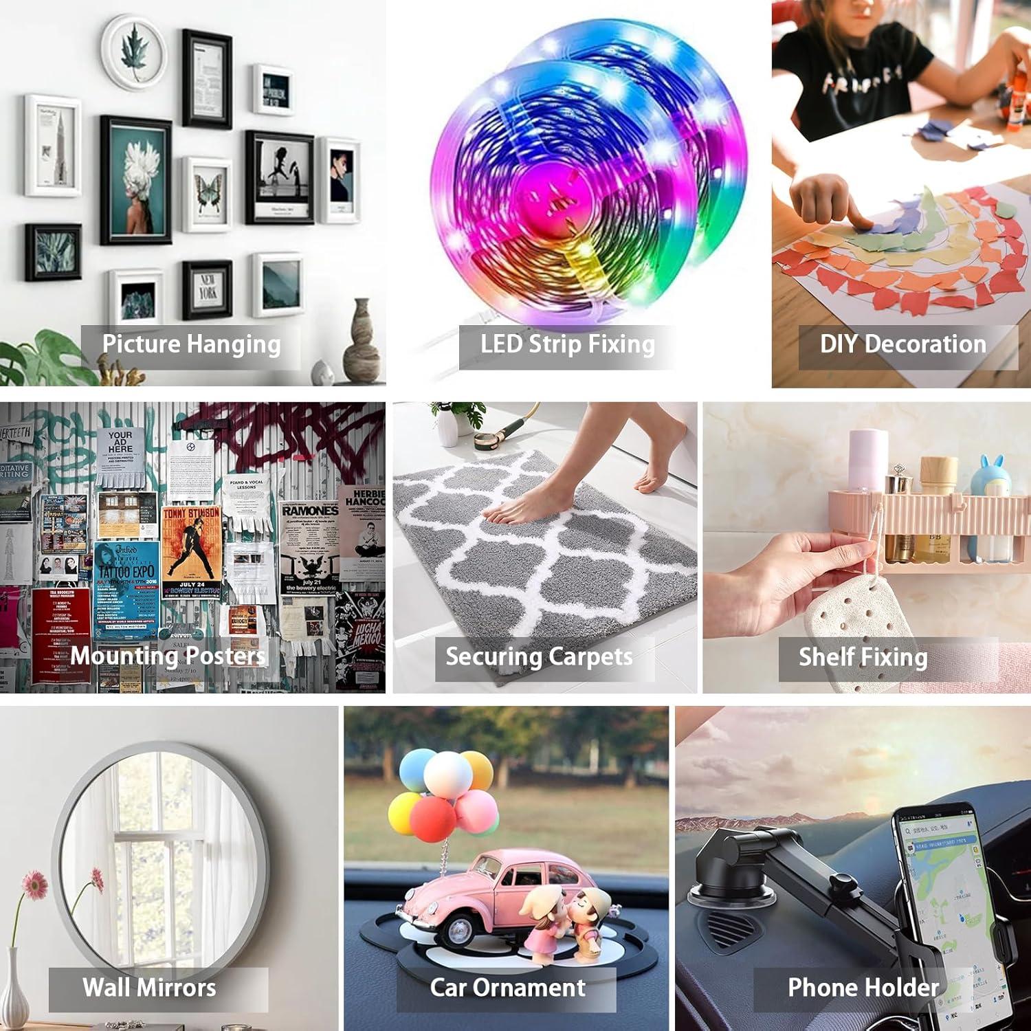 Cinta Doble Cara HUTIXI 5cm x 3m Alta Resistencia Impermeable