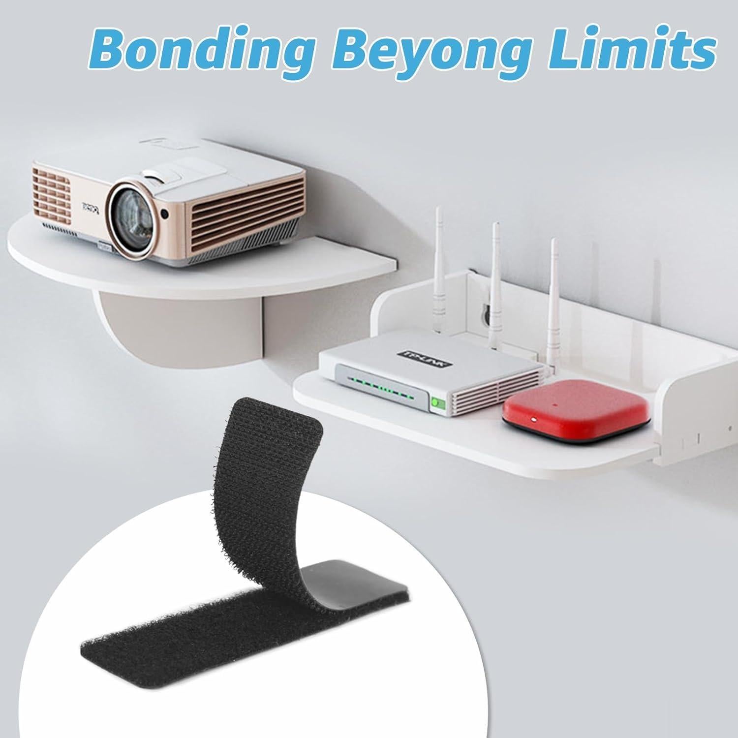 Cinta Adhesiva de Gancho y Bucle Art3d 16 Juegos 2.54x10.16cm