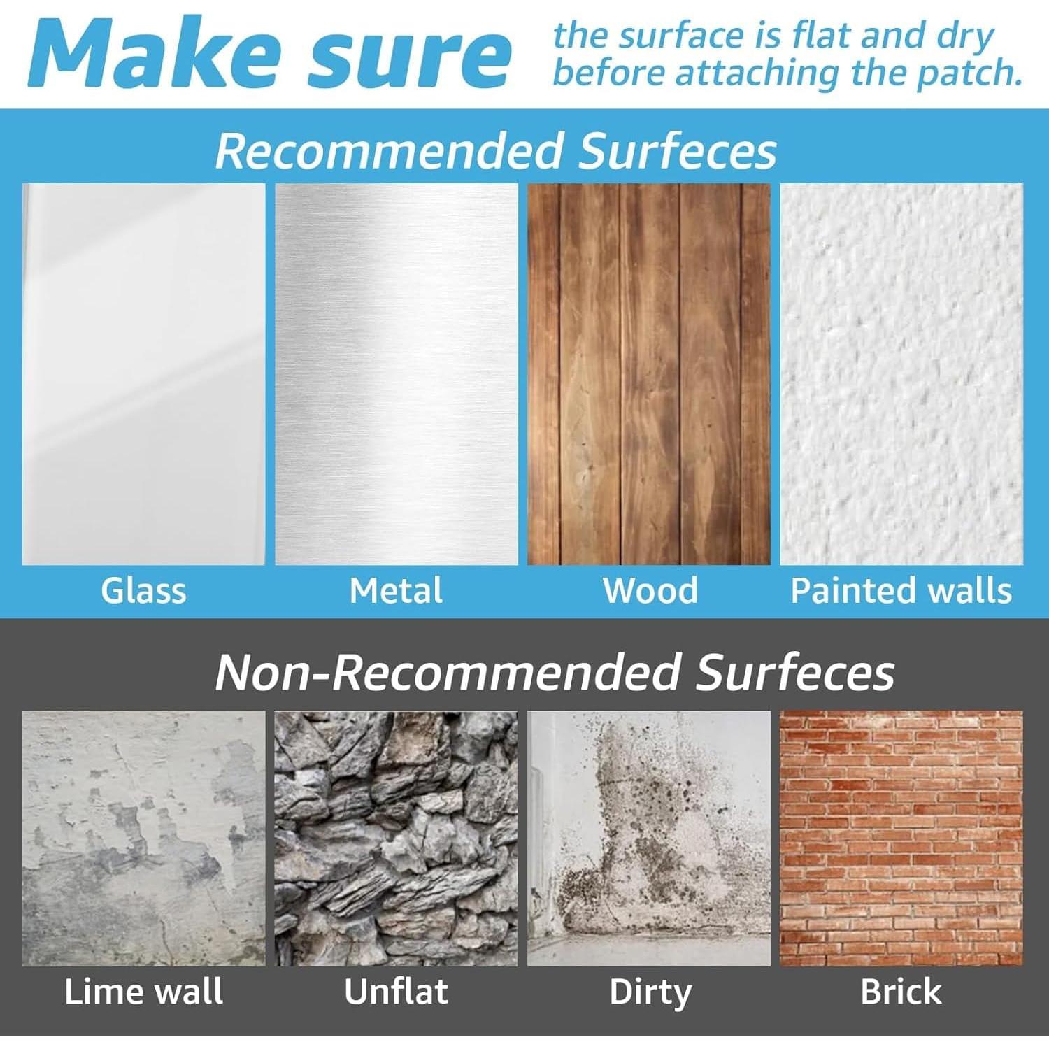 Cinta Adhesiva de Gancho y Bucle Art3d 16 Juegos 2.54x10.16cm