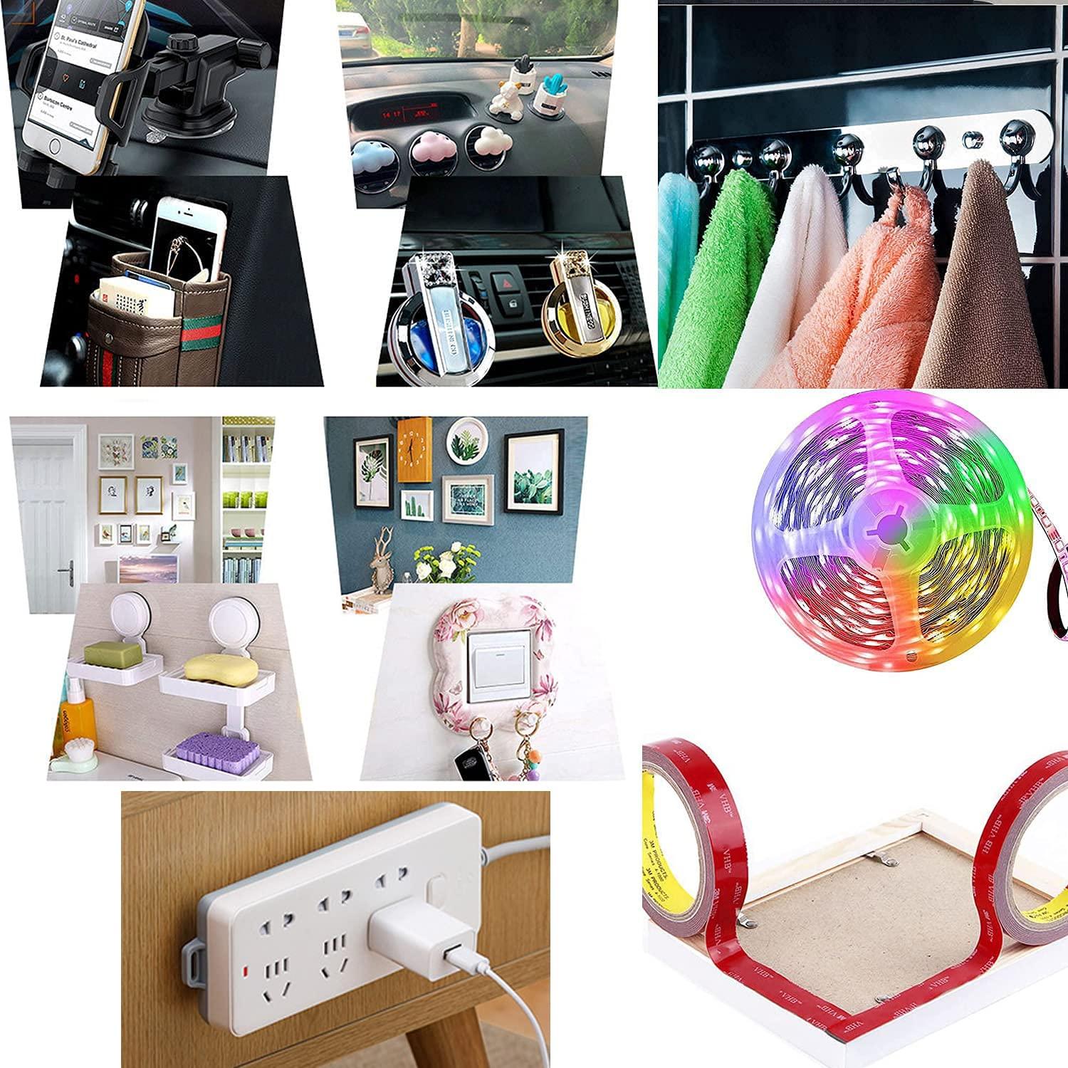 Cinta Doble Cara 10mm x 5m 3M 1600T Alta Resistencia