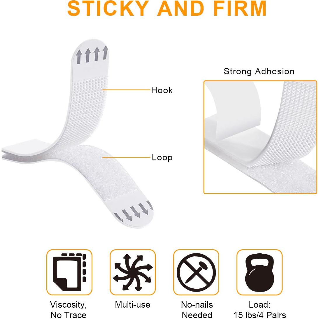 Tiras Adhesivas para Colgar Cuadros Huayoto 32 Pares 0.64 kg