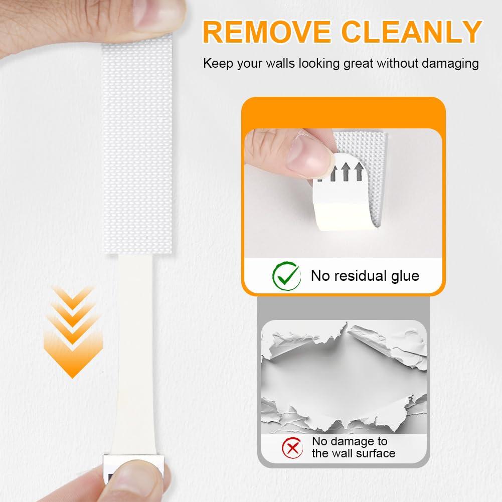 Tiras Adhesivas para Colgar Cuadros Huayoto 32 Pares 0.64 kg