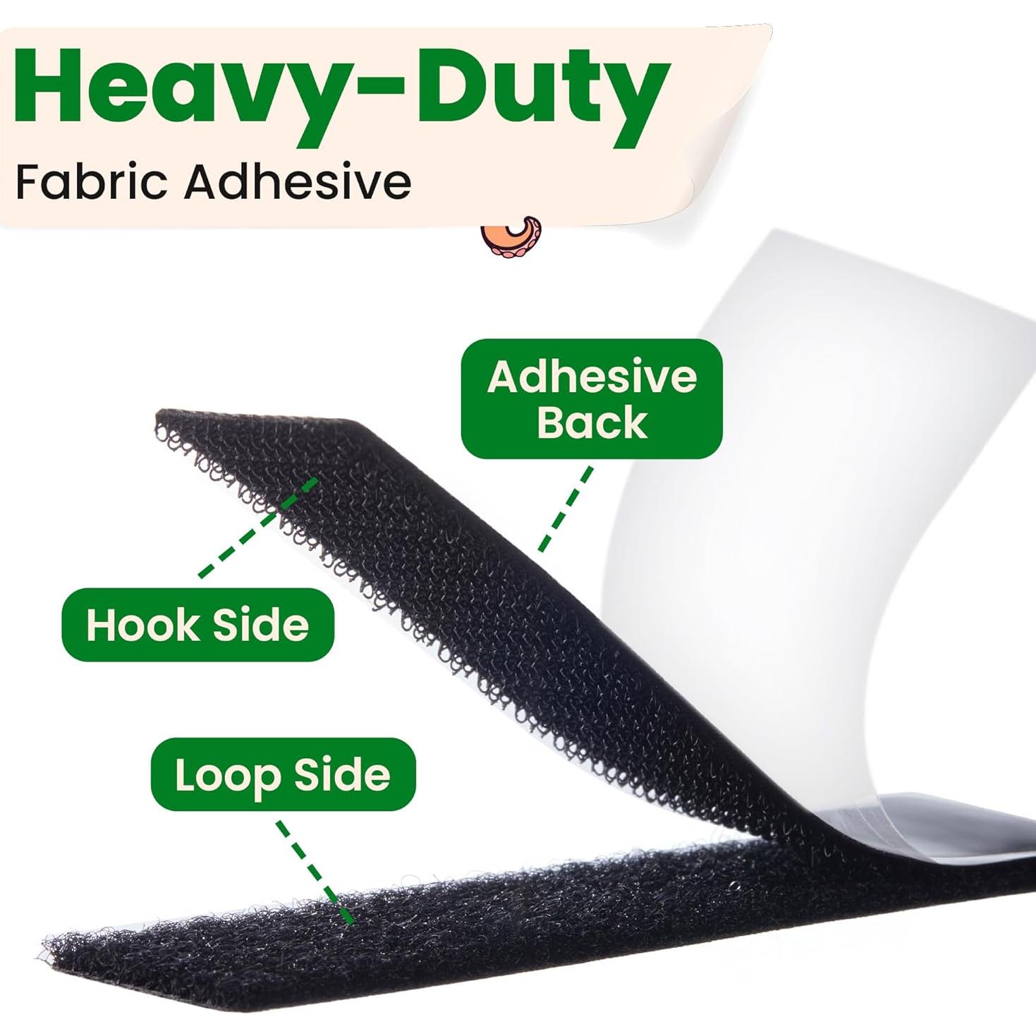 Cinta Adhesiva de Gancho y Bucle ECOHomes 1x4 cm - 16 Conjuntos