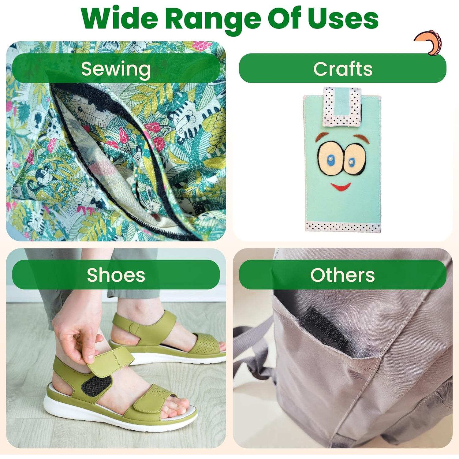 Cinta Adhesiva de Gancho y Bucle ECOHomes 1x4 cm - 16 Conjuntos