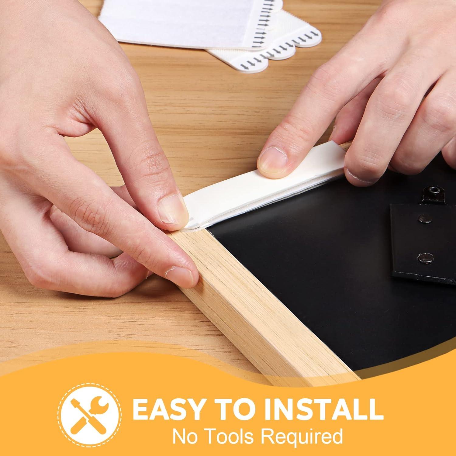 Tiras Adhesivas para Colgar Imágenes Sinnsally 20 Pares 6.9cm