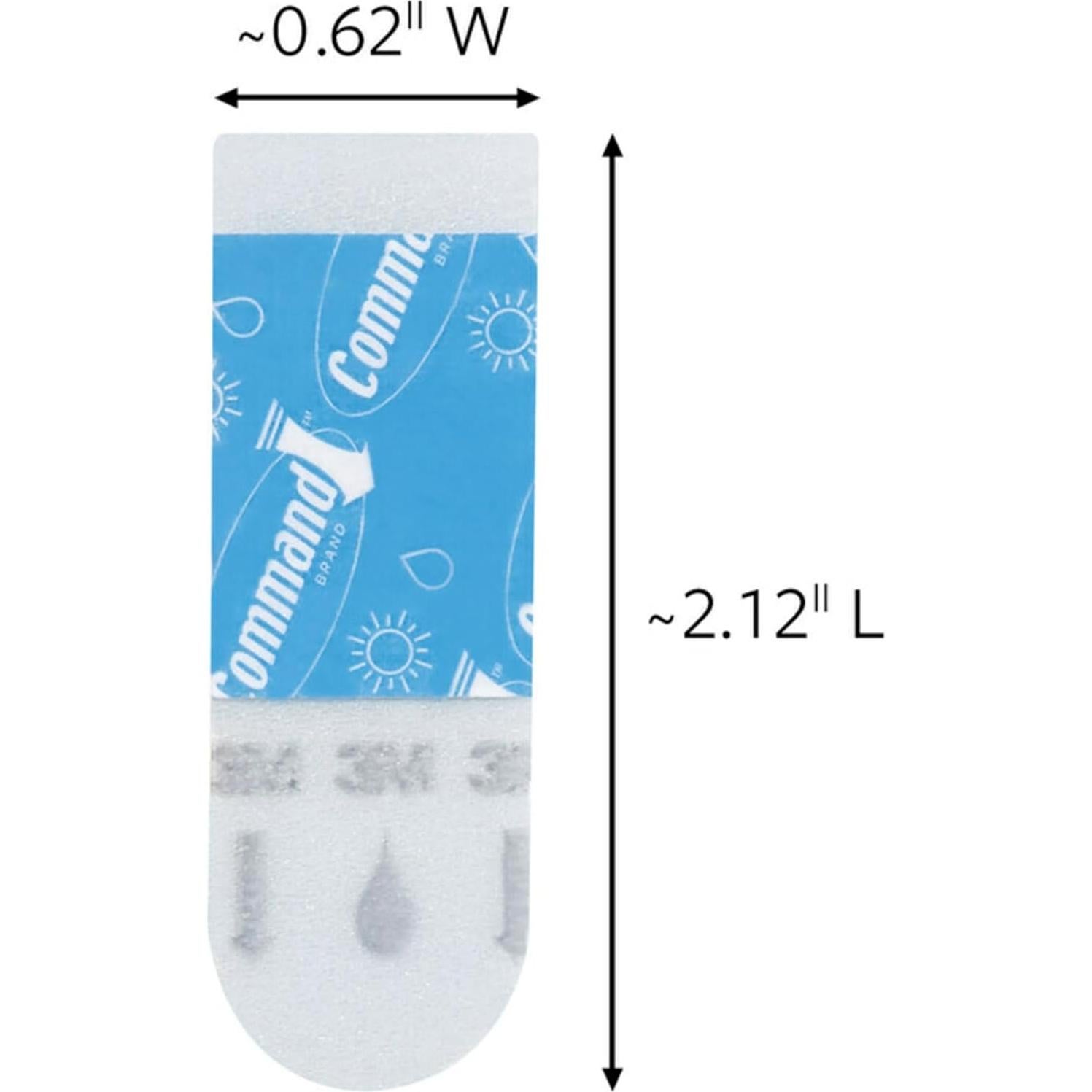 Tiras de Reemplazo Command para Exteriores - 36 Unidades