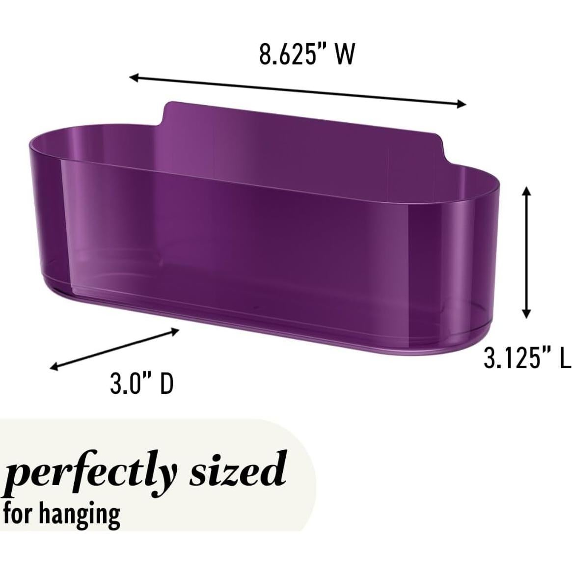 Caddy Command 3M Ciruela Dulce 21.34x7.62cm 1 caddy 4 tiras