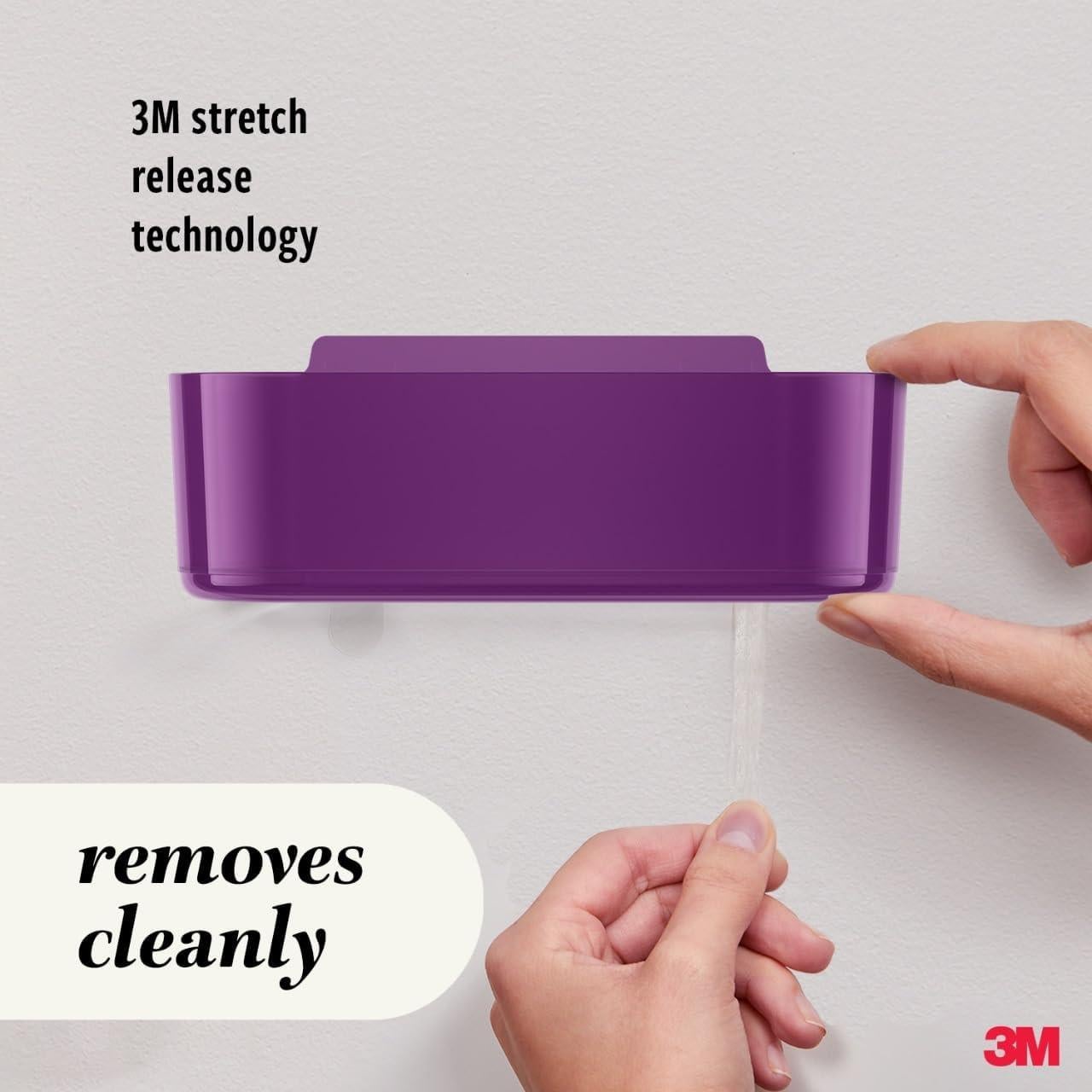 Caddy Command 3M Ciruela Dulce 21.34x7.62cm 1 caddy 4 tiras