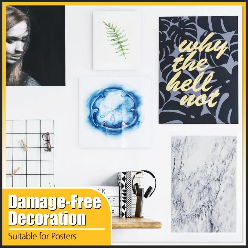 Tiras Adhesivas de Recarga LuBanSir 48 Pack para Interiores