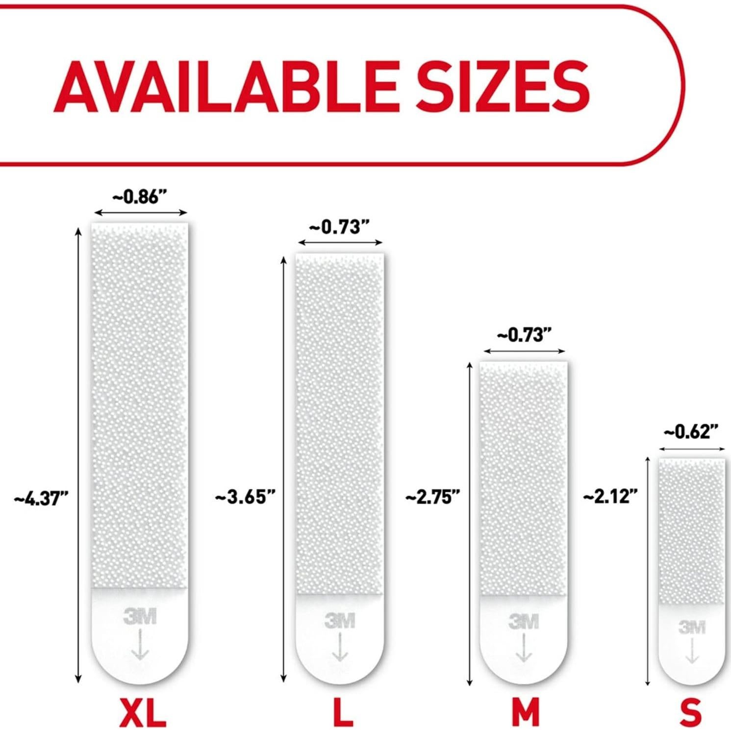 Tiras para colgar cuadros 3M Command, 24 unidades, Blanco