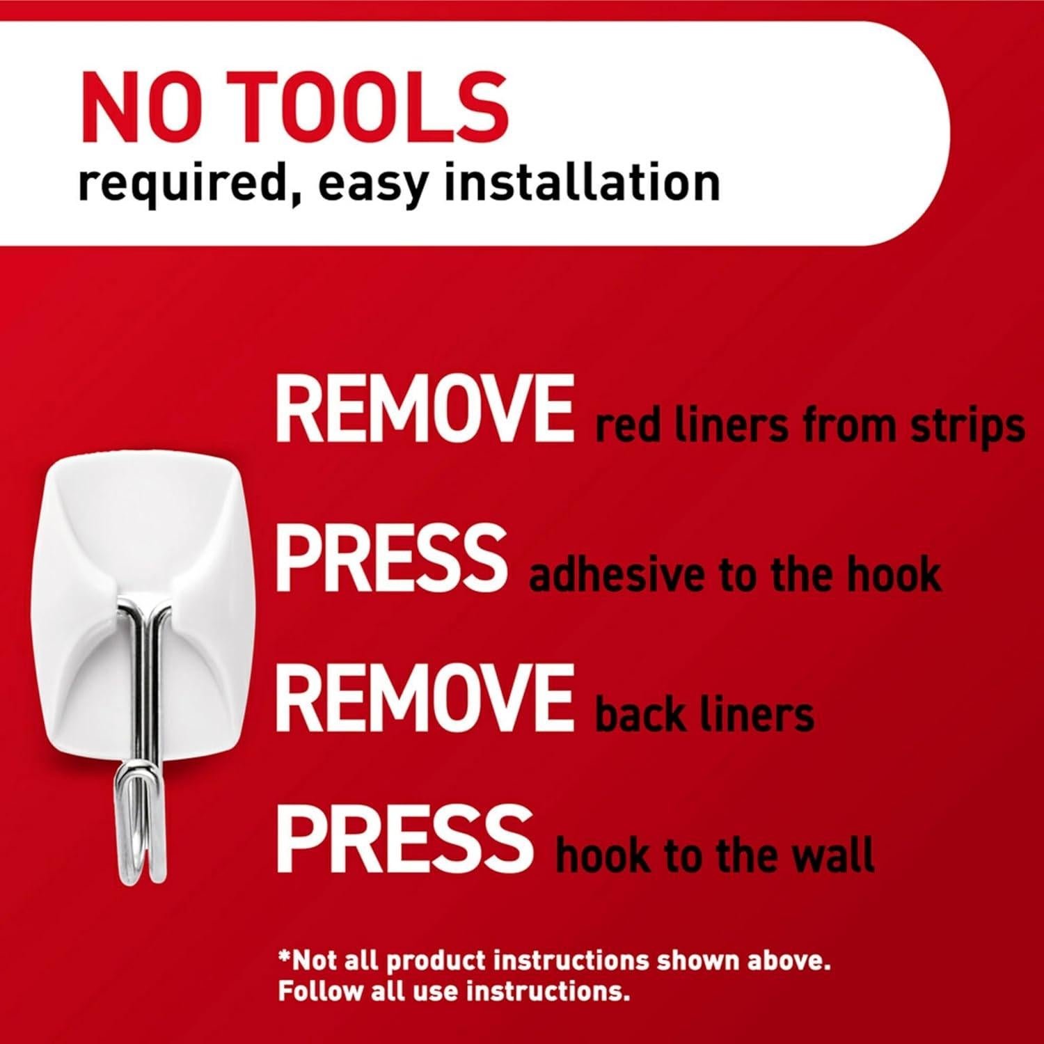 Ganchos de Palanca Command 32 Unidades Adhesivos Blancos