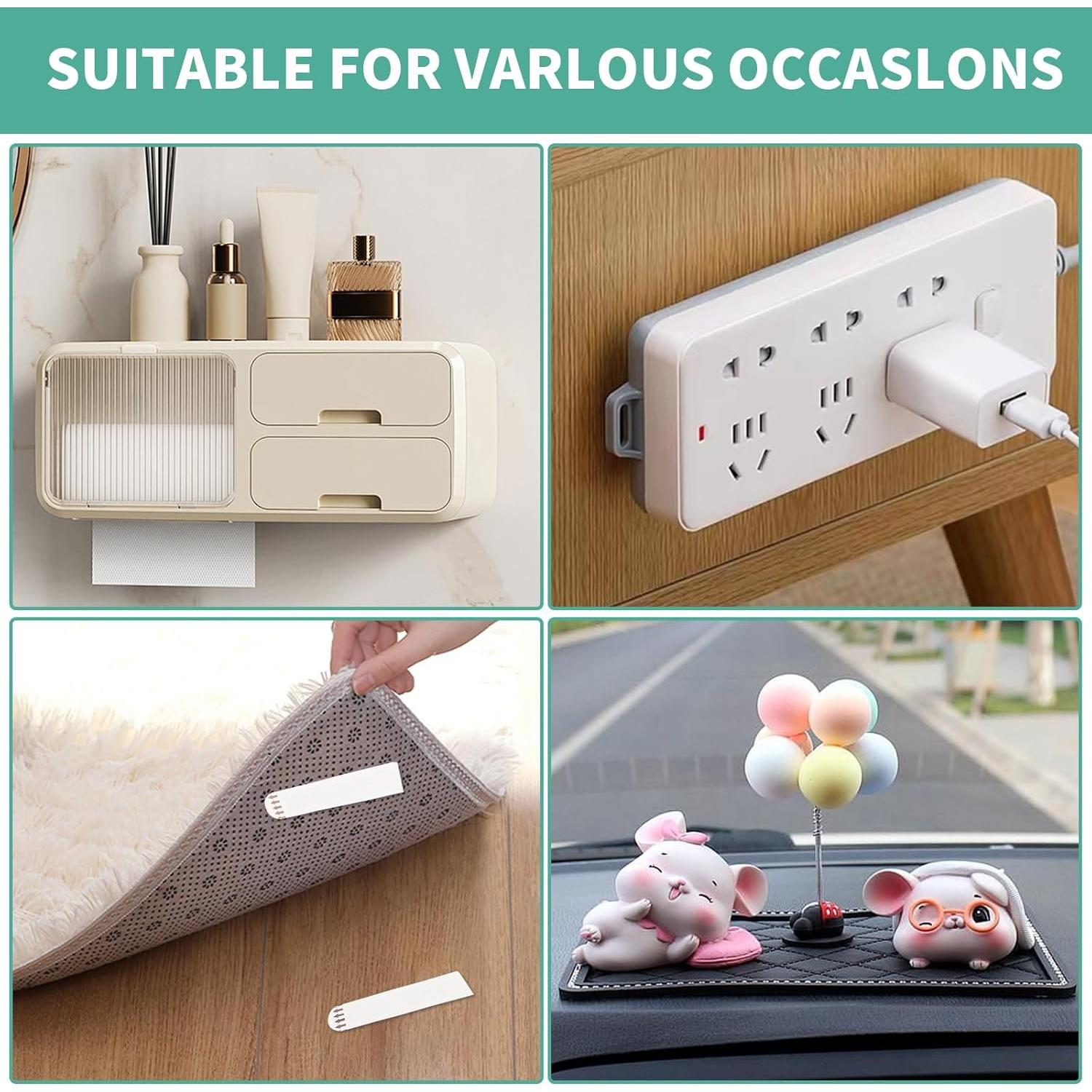 Tiras Adhesivas para Colgar Imágenes OUMASK, 24 Pares, 9 kg