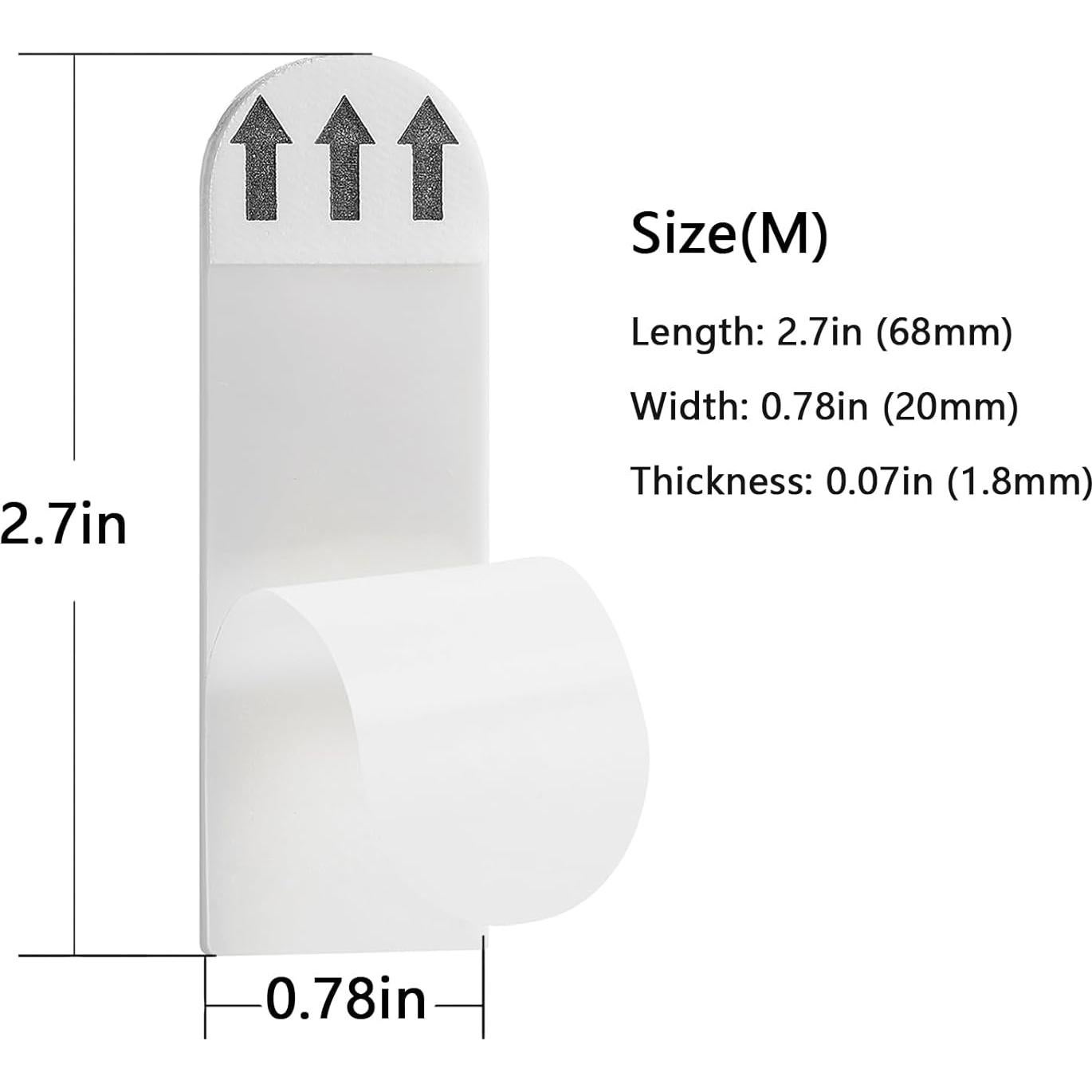 Tiras adhesivas para colgar cuadros AITOLY M 10pc 6.86cm