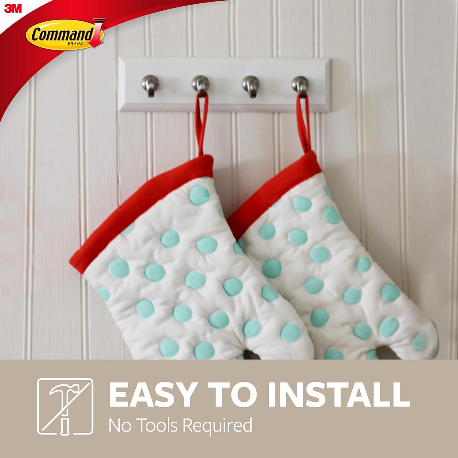 Rieles para Llaves 3M Command Cuarzo 2 Paquete con 12 Tirás