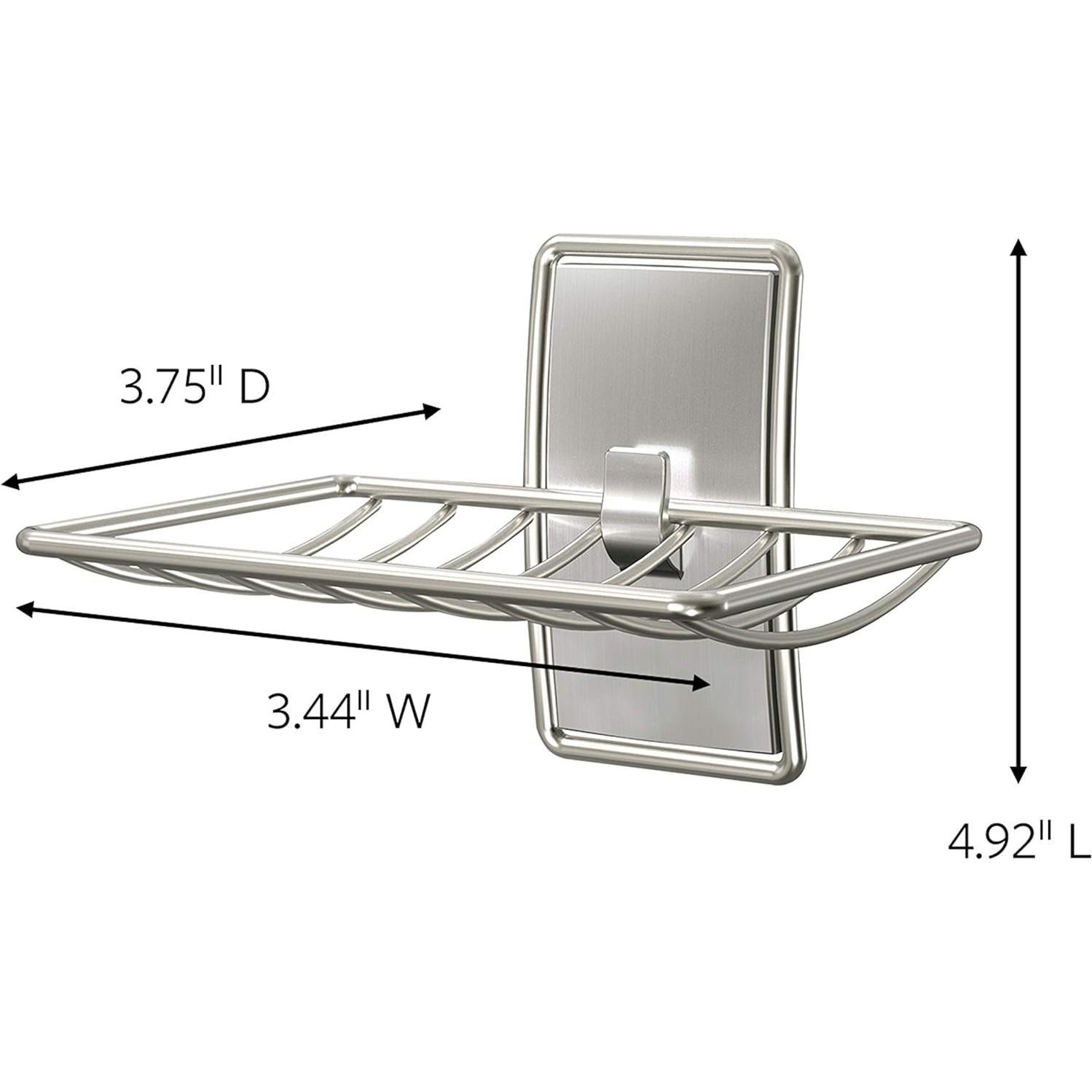 Soporte de Jabón Command Niquel Satinado para Ducha 0.91 kg
