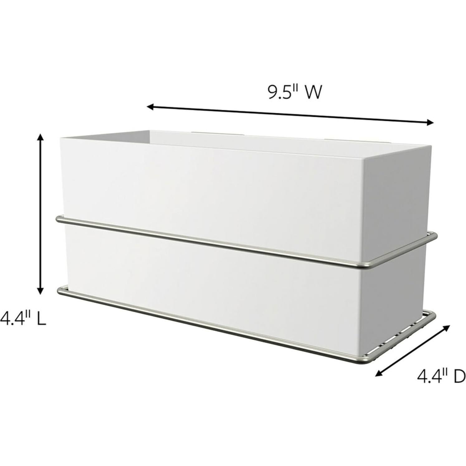 Organizador de Pared Command para Baño con Tiras Resistentes al Agua