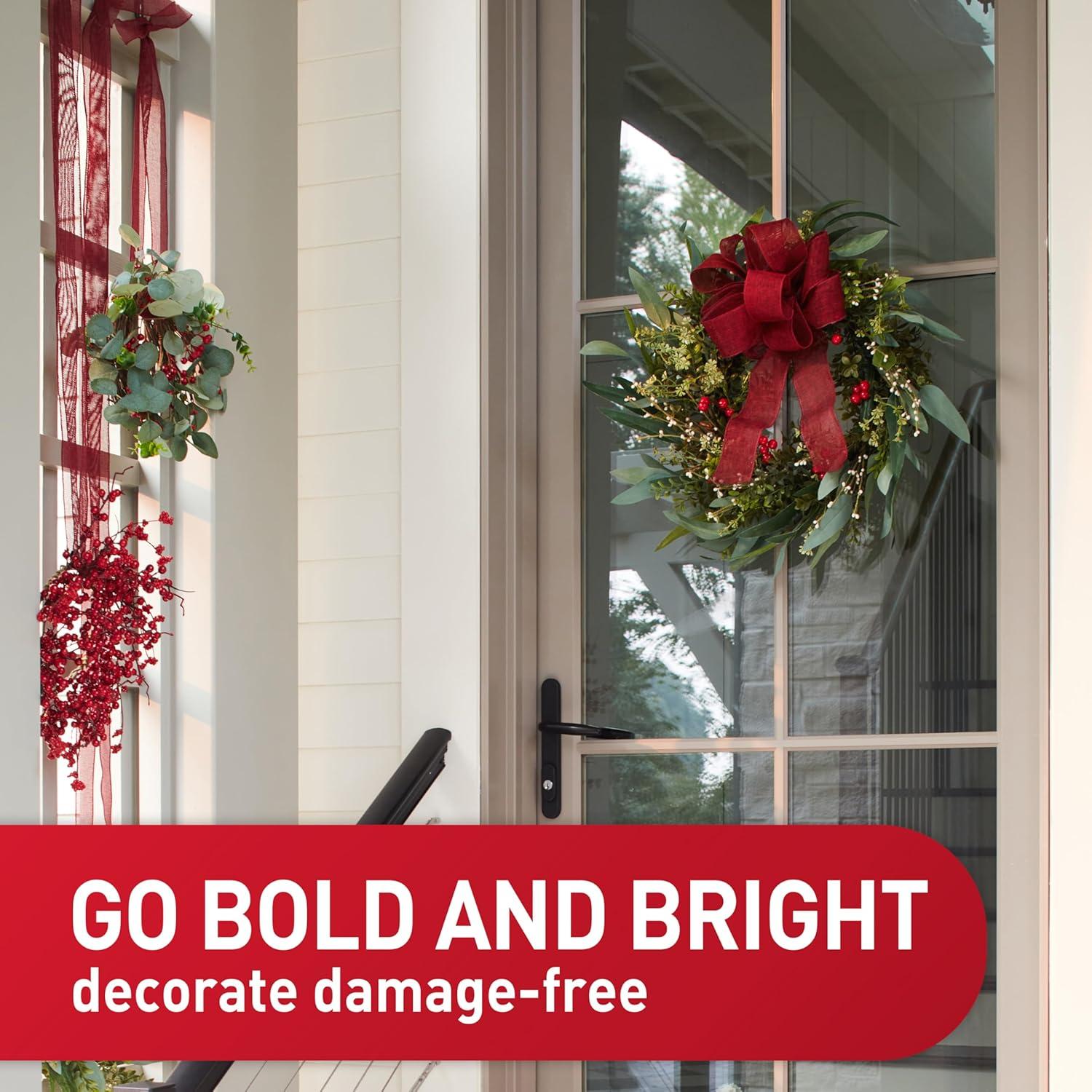 Ganchos de Palanca Negra Mediana Command para Exteriores - 2 Piezas