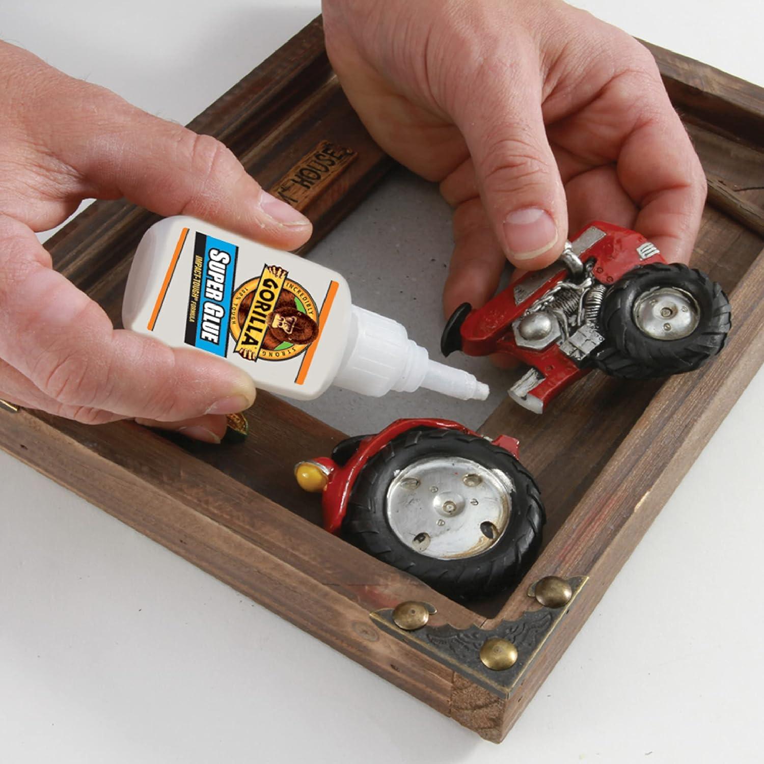 Gorilla Super Glue XL 25g Paquete de 2 - Pegamento Multiusos Secado Rápido