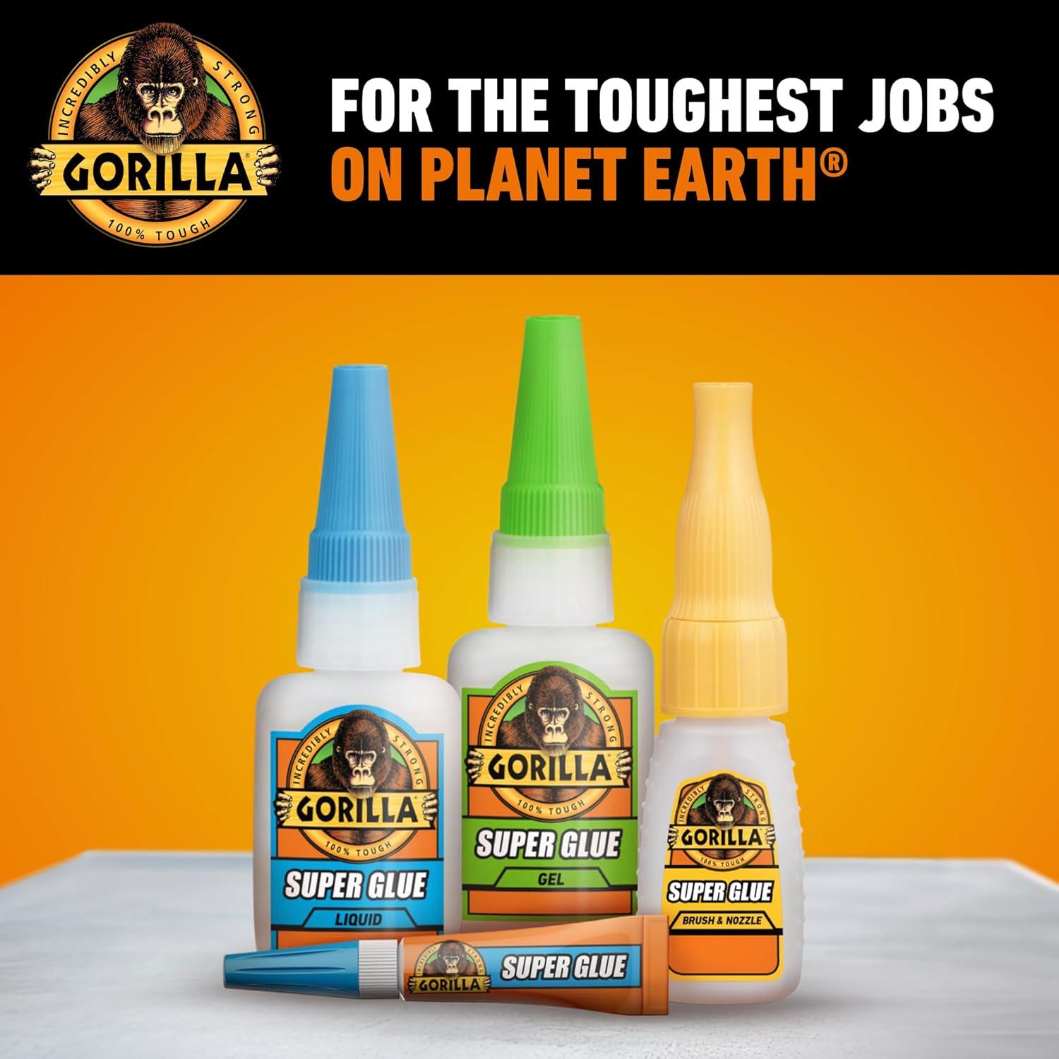 Gorilla Super Glue Gel XL 25g - Pegamento Transparente Multiusos
