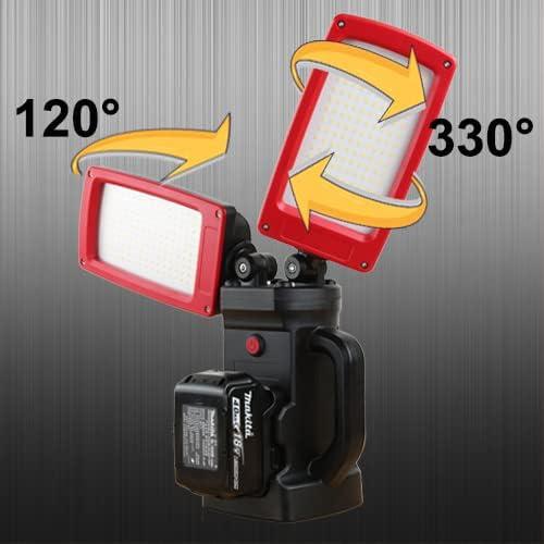 Luz de trabajo inalámbrica Dayatech 12000 lúmenes con trípode