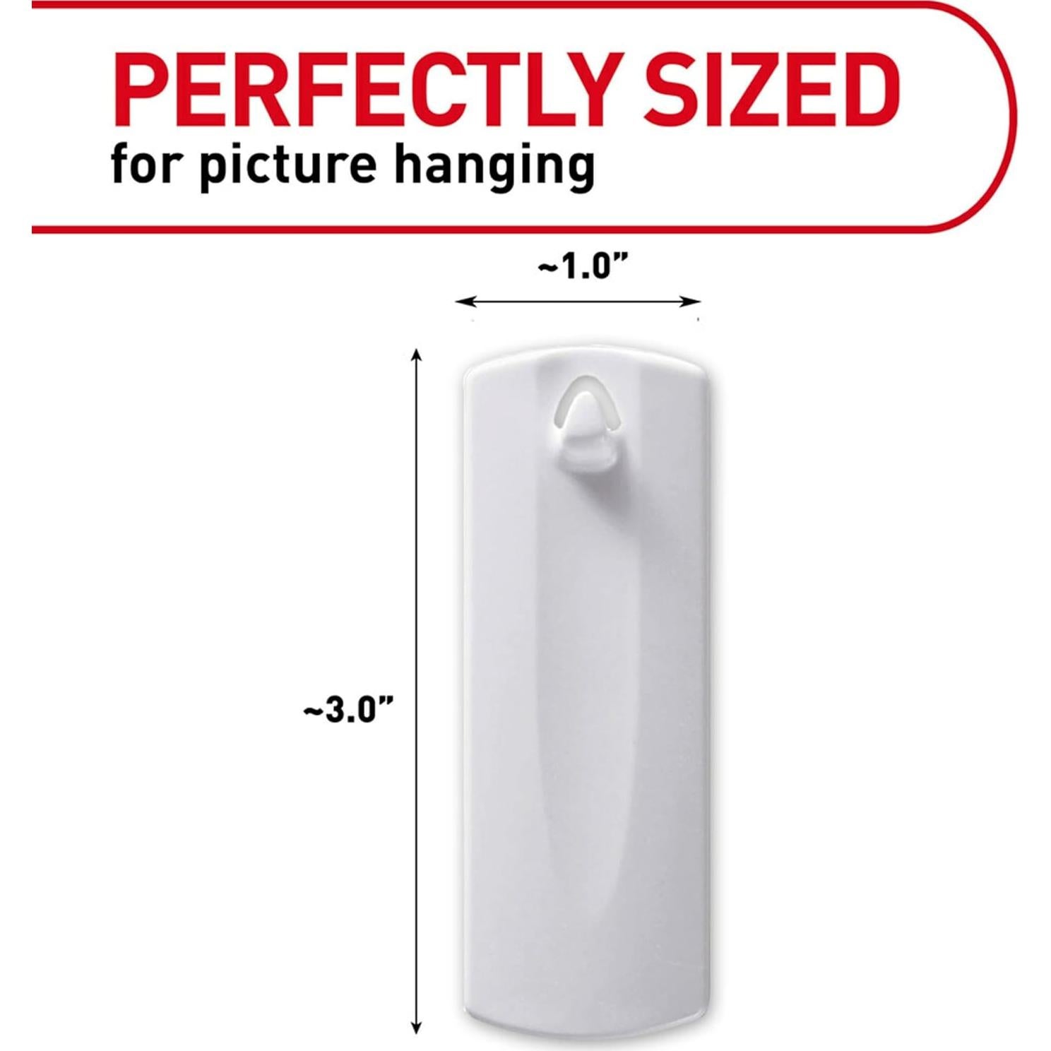 Ganchos para Cuadros Command 4 Pzas Diente de Sierra 1.81 kg