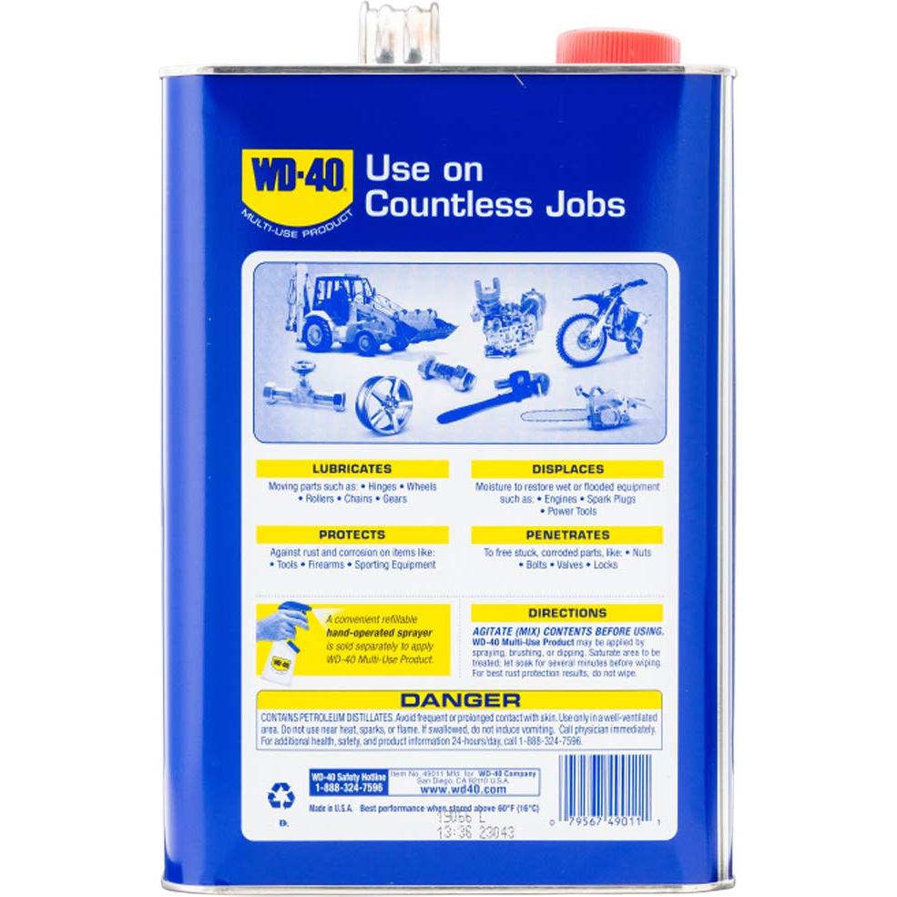 WD-40 Producto Multiuso Galón 3.78L + 3 Spray 340g