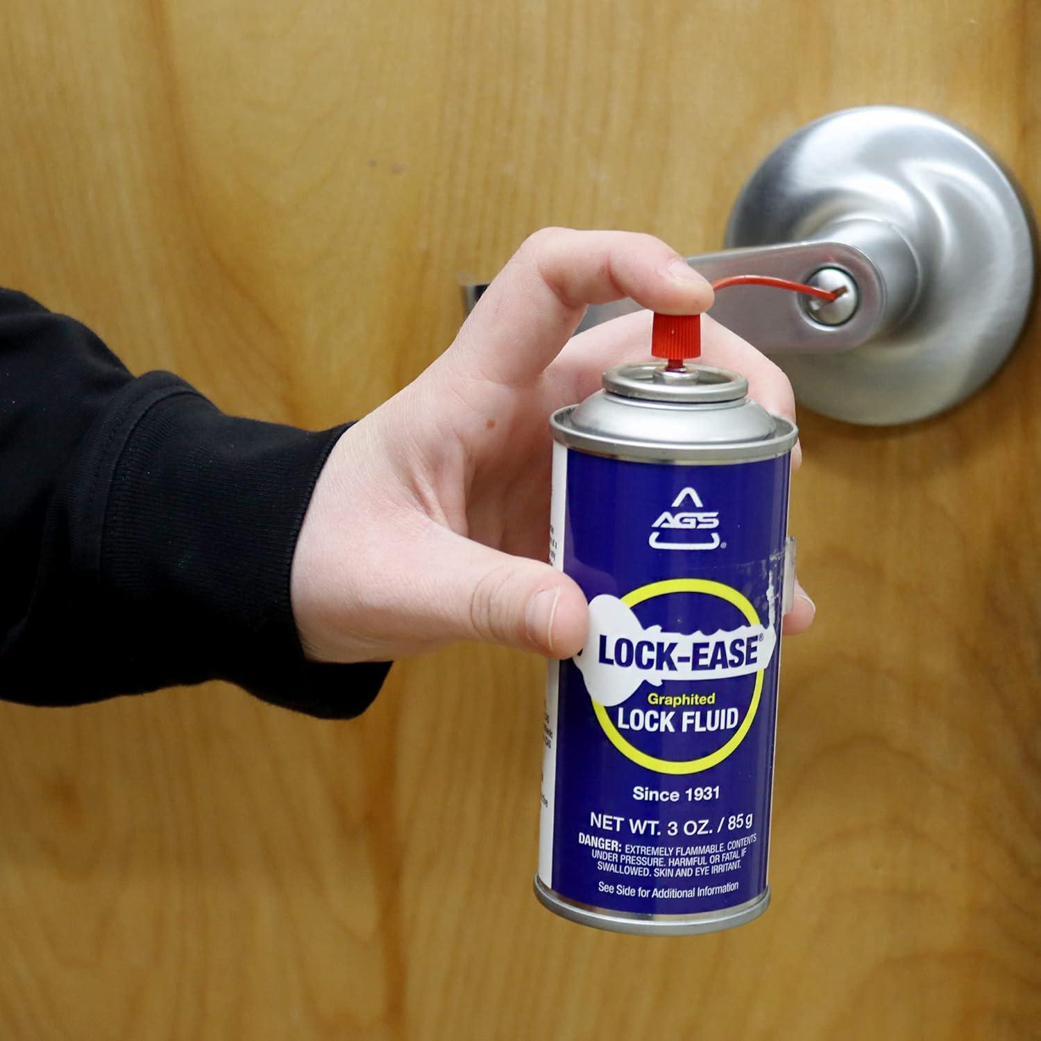 Lubricante para Cerraduras AGS Lock-Ease Grafito 85g Aerosol