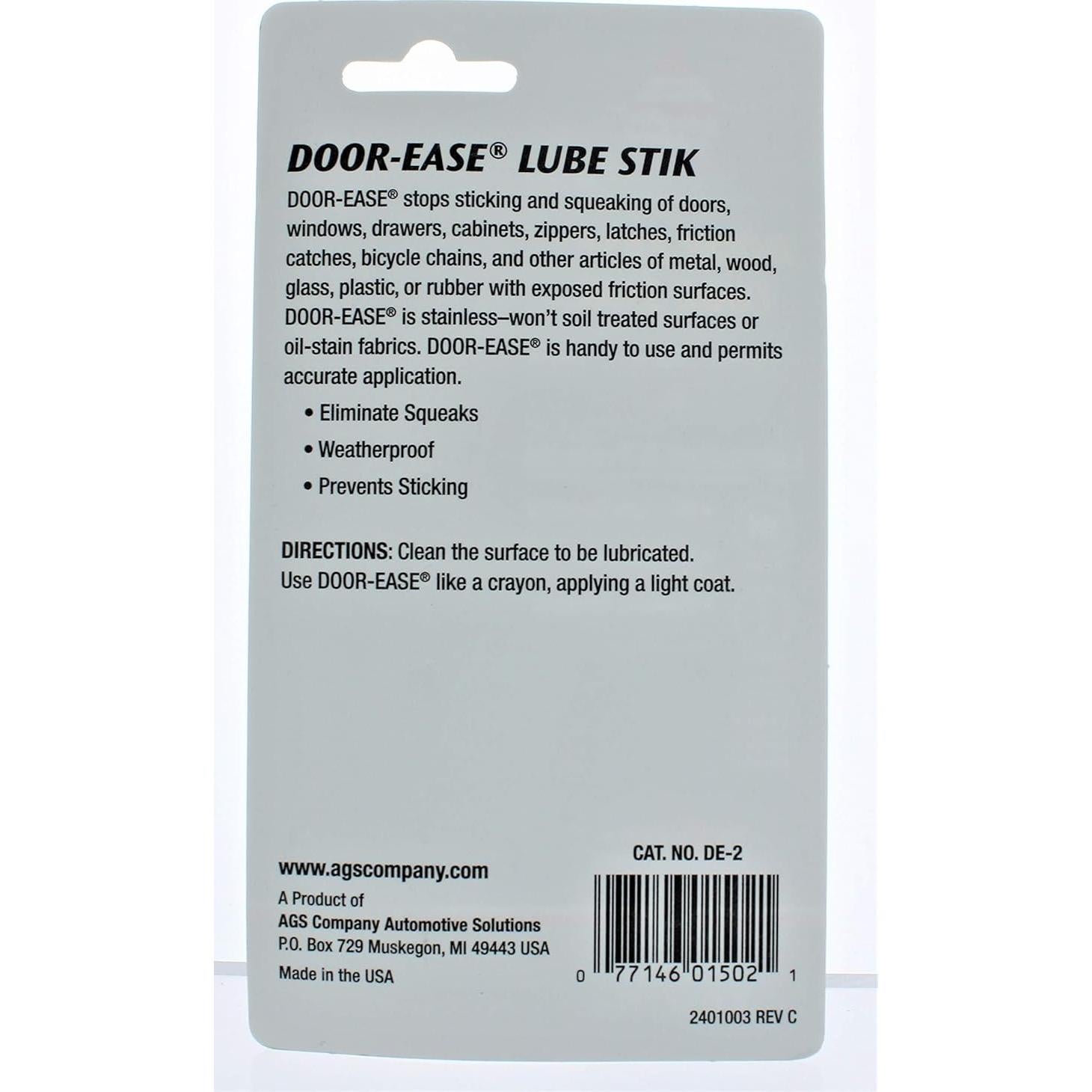 Barra de Lubricante AGS DE-2 para Puertas y Accesorios