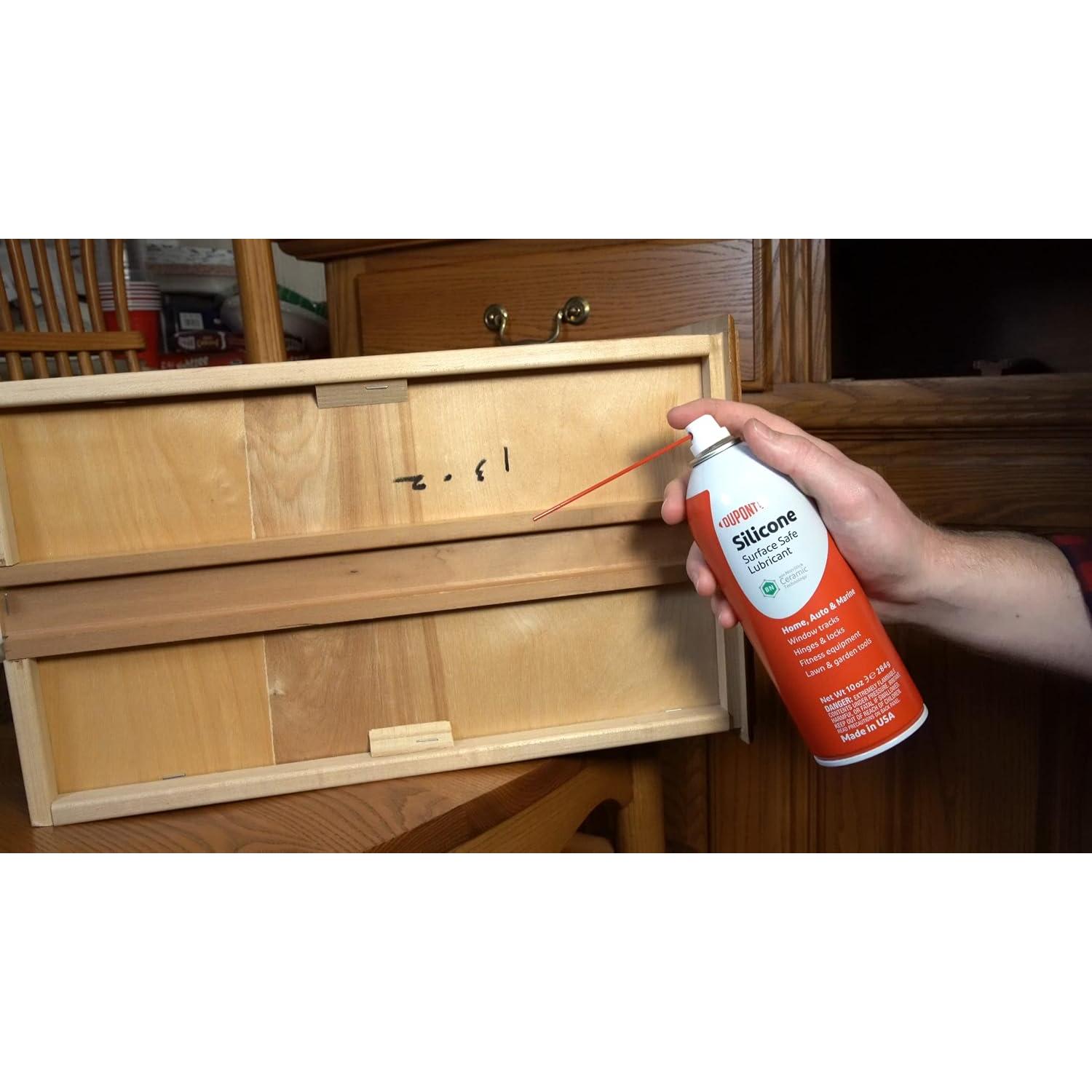 Lubricante de Silicona DuPont 295ml con Teflón para Mantenimiento