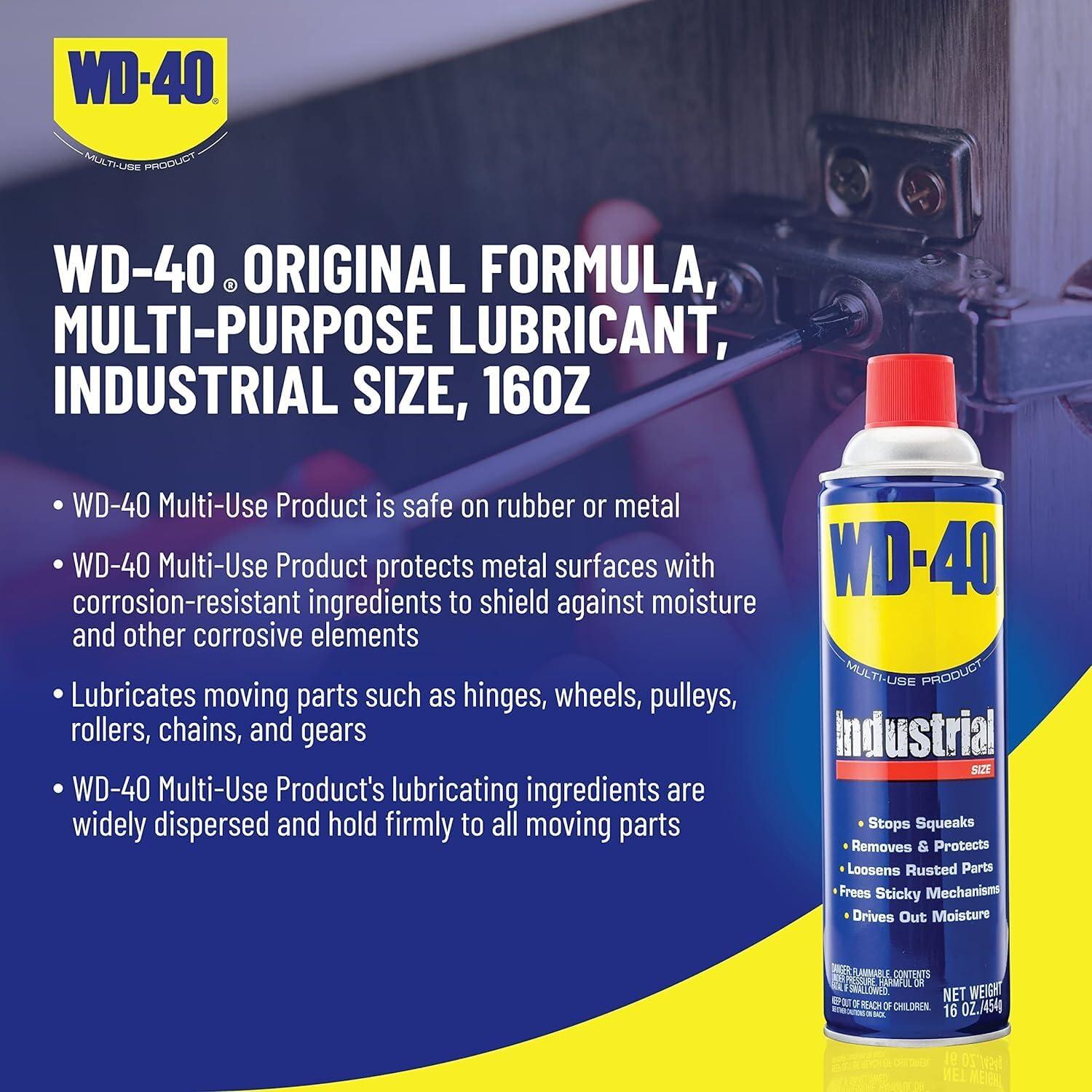 Spray Multiusos WD-40 10116 Industrial 12 x 473 ml