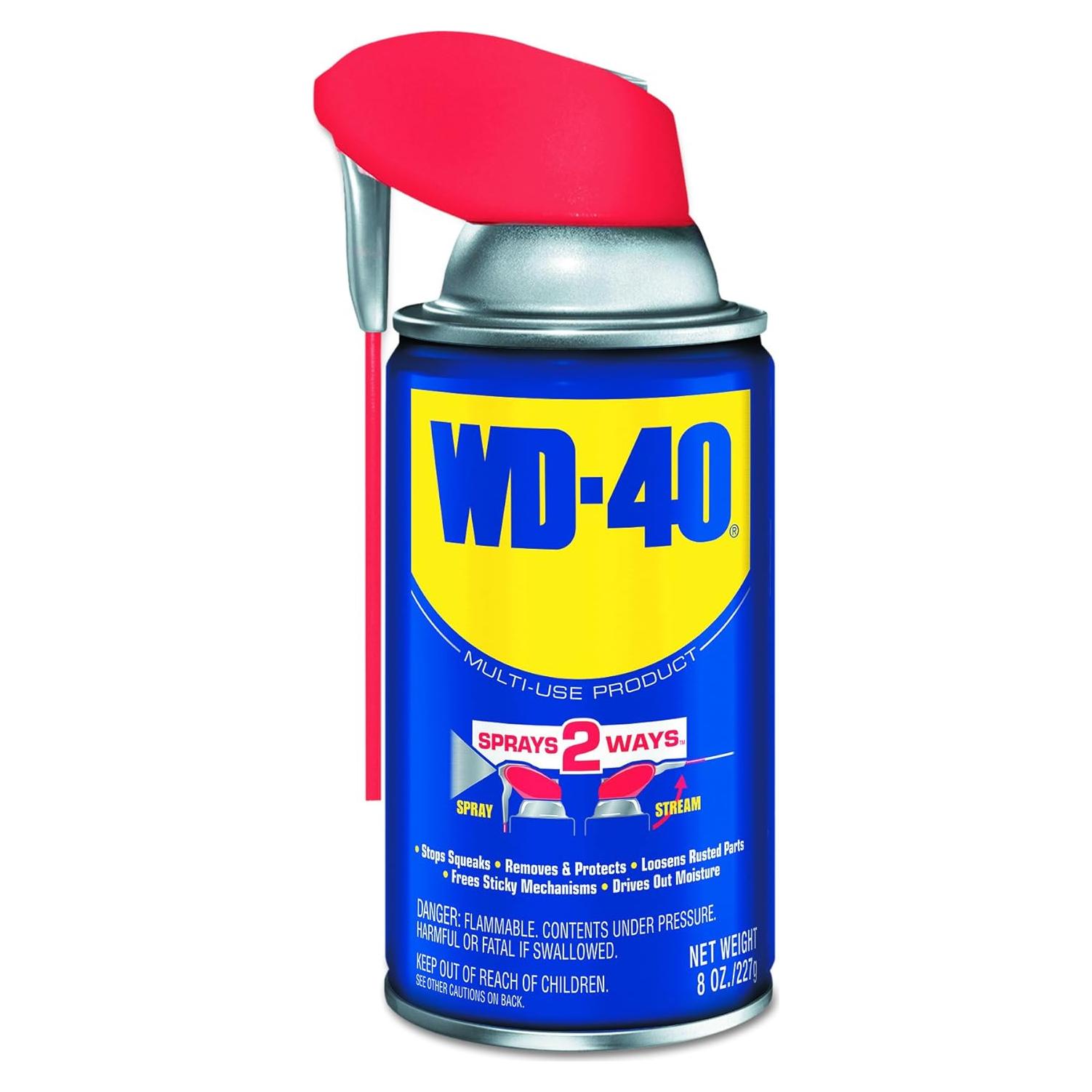 Spray Lubricante WD-40 con Popote Inteligente 236 ml