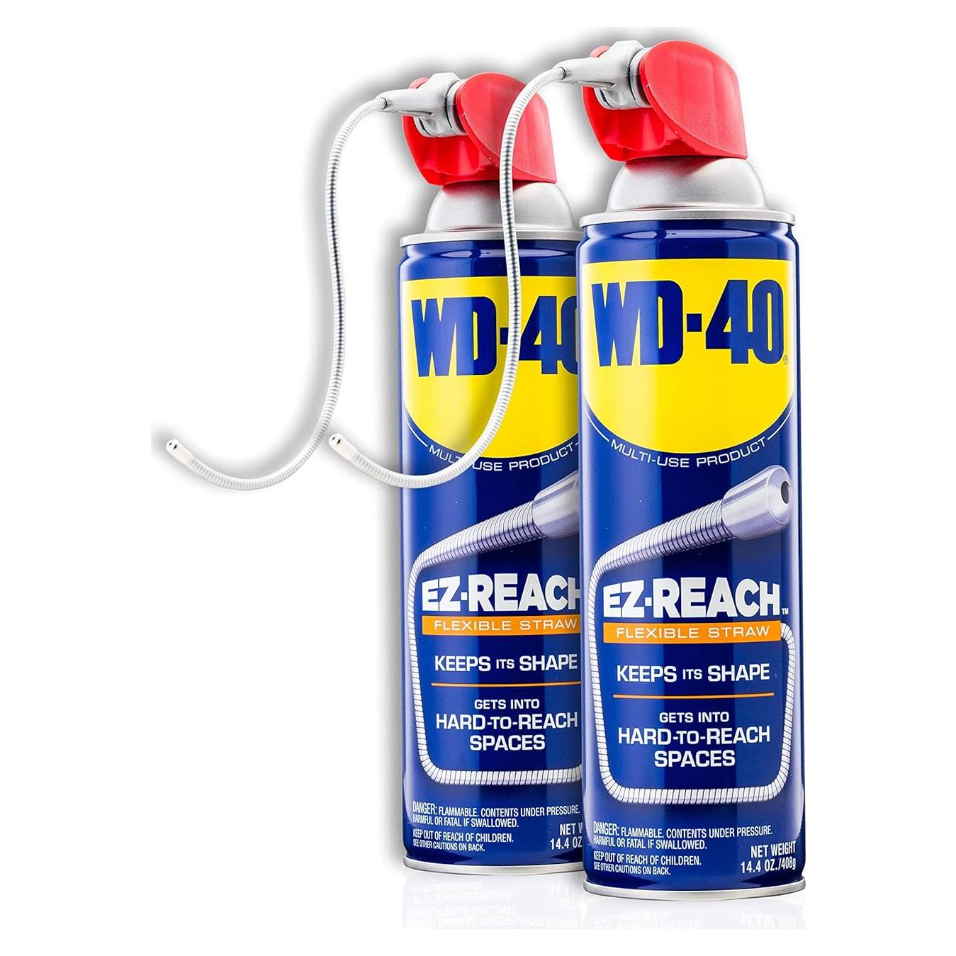 Lubricante Multiuso WD-40 Paquete Doble 408.2 g con Pajilla Flexible
