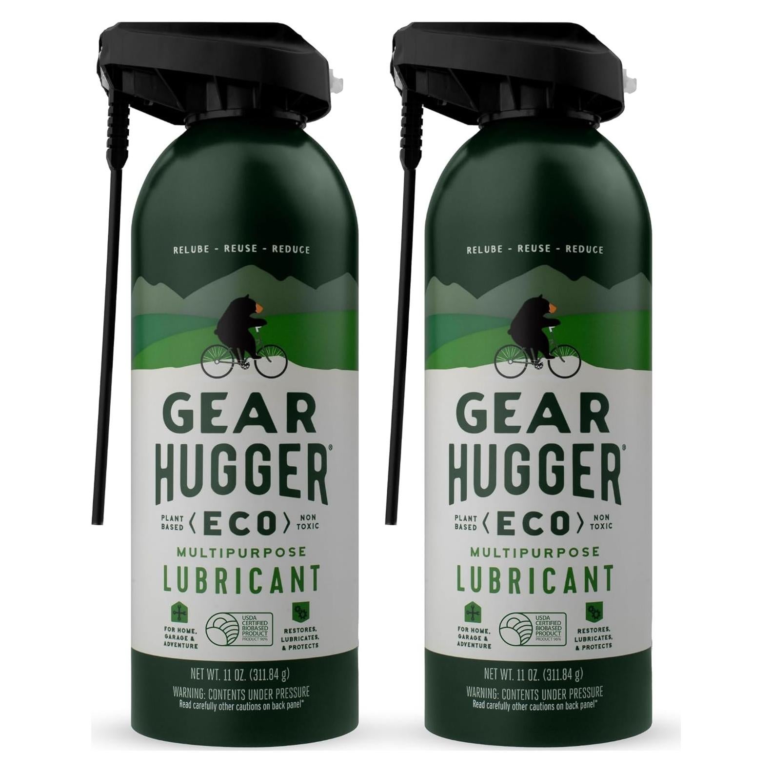 Lubricante Multifuncional Ecológico Gear Hugger 311 g - Paquete de 2