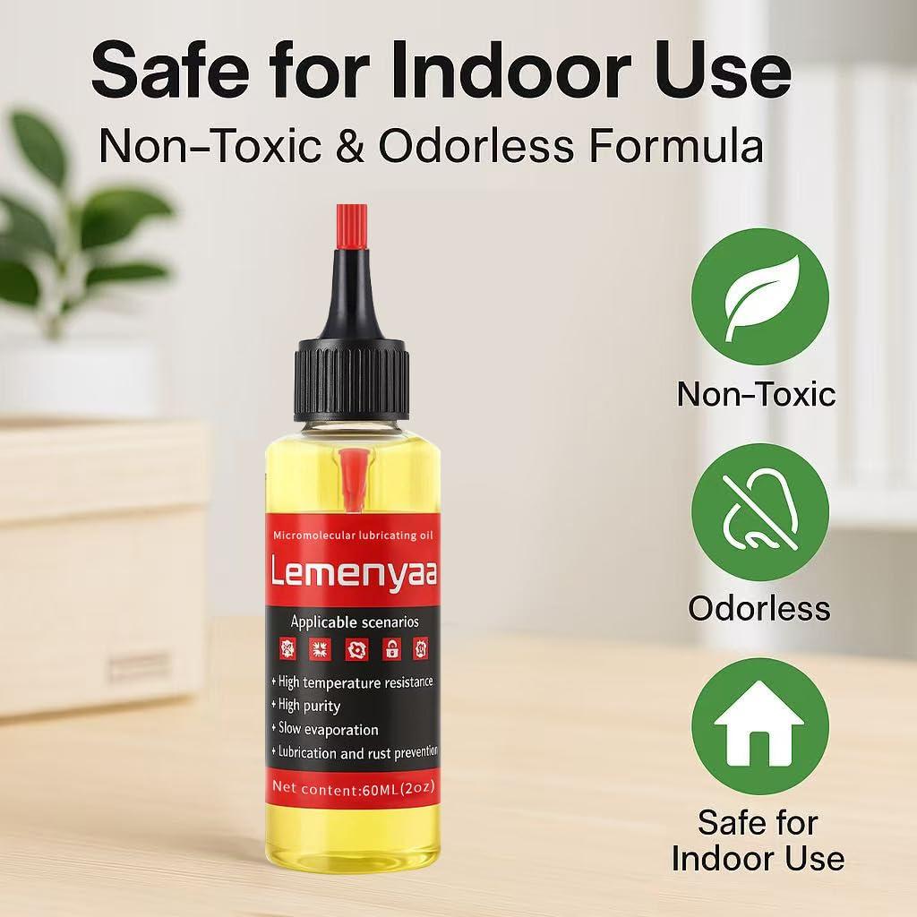 Lubricante de Silicona Lemenyaa 60ml para Bisagras y Cerraduras