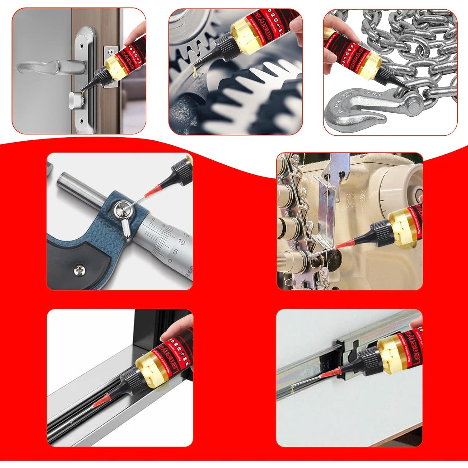 Lubricante de Silicona Lemenyaa 60ml para Bisagras y Cerraduras