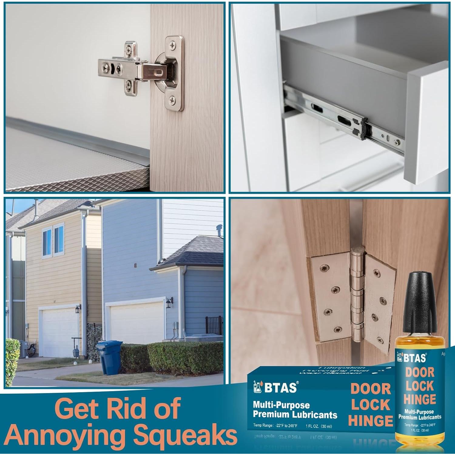 Lubricante para Bisagras BTAS T10 2 Pcs 76g Aplicador Aguja