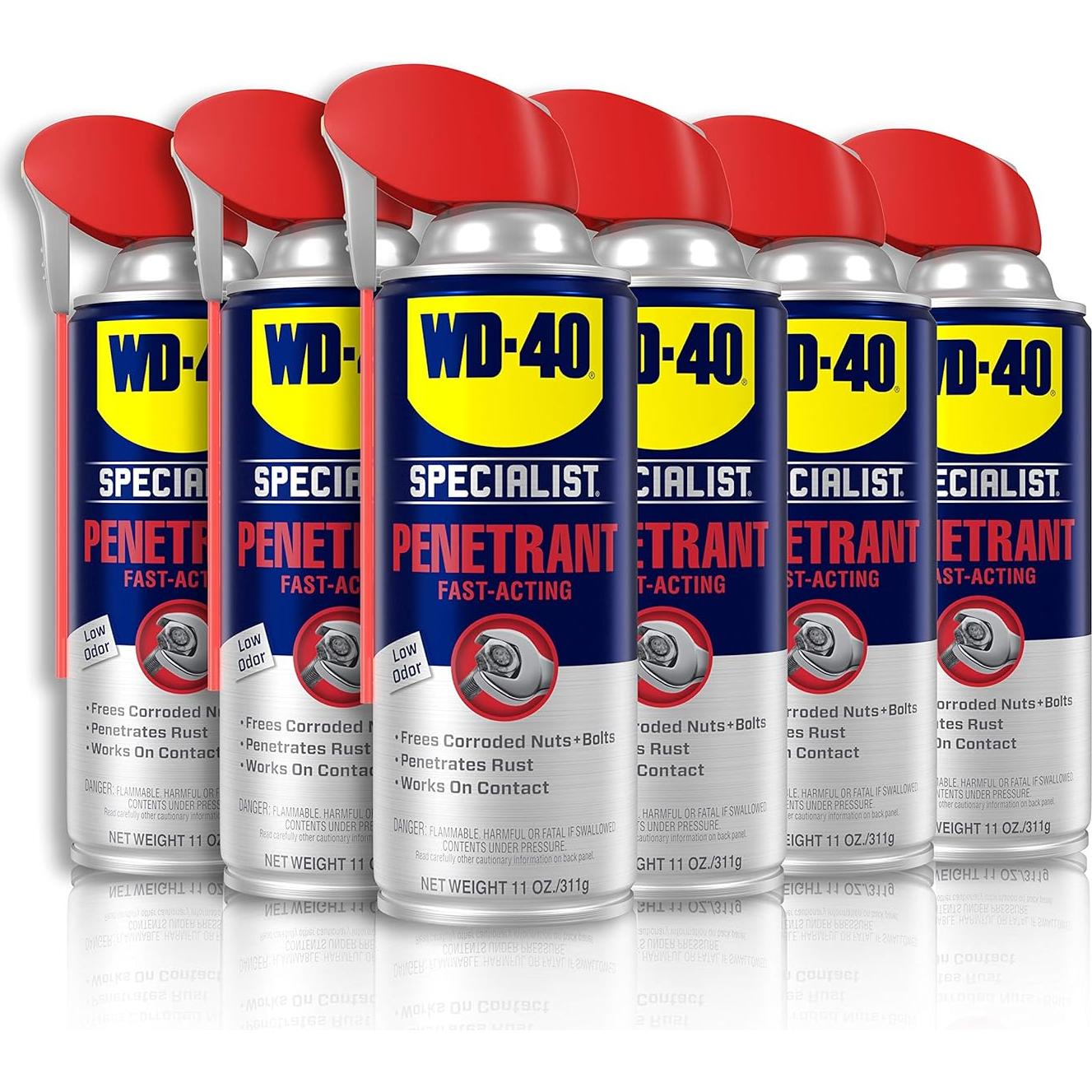 Paquete de 6 WD-40 Specialist Grasa de Litio y Penetrante