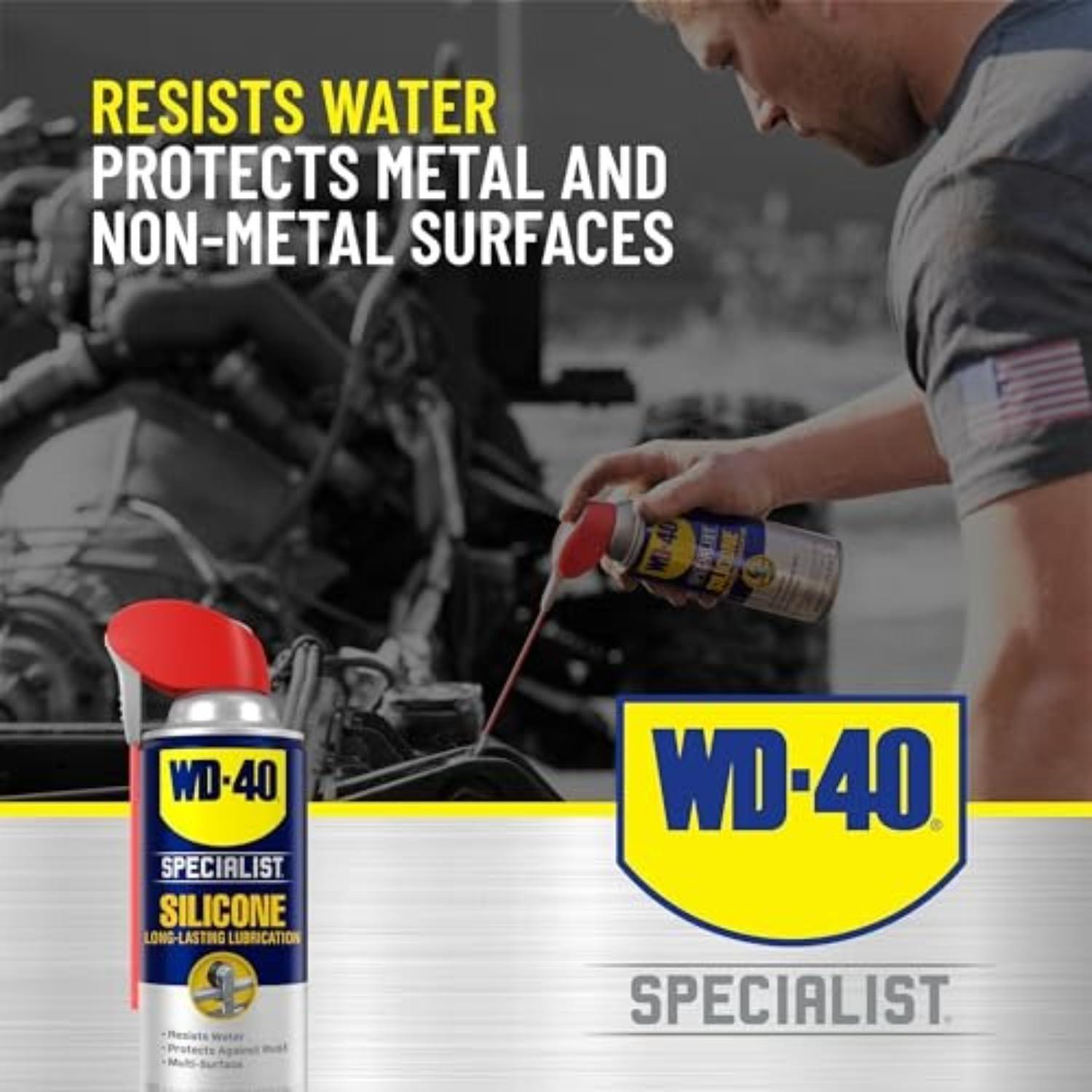 Paquete Doble Lubricante Silicona y Seco WD-40 Specialist 595 g